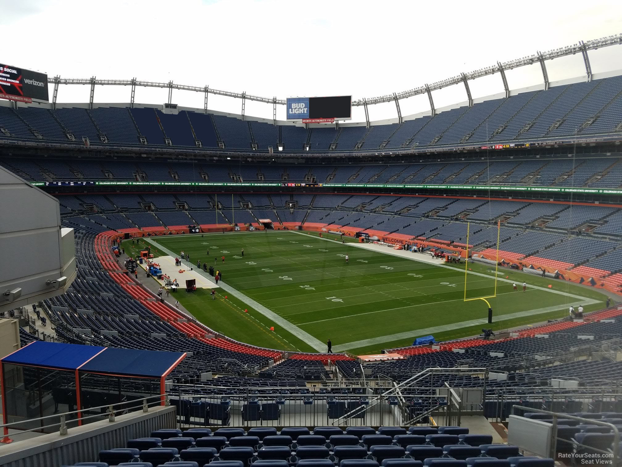 section 236, row 16 seat view  - empower field (at mile high)