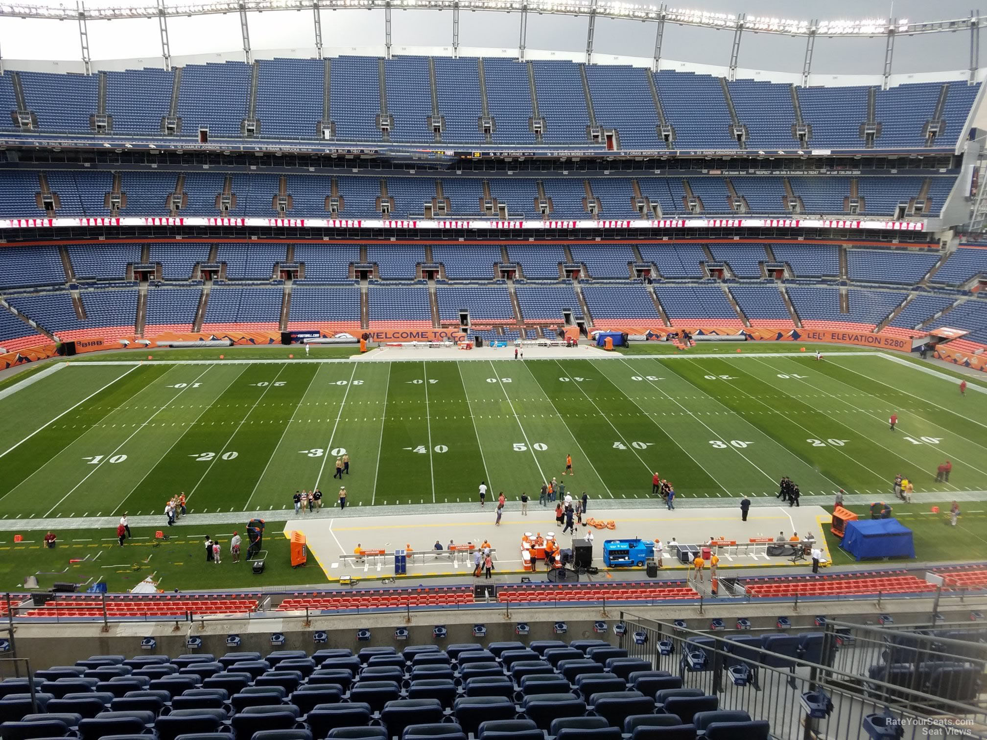section 310, row 12 seat view  - empower field (at mile high)