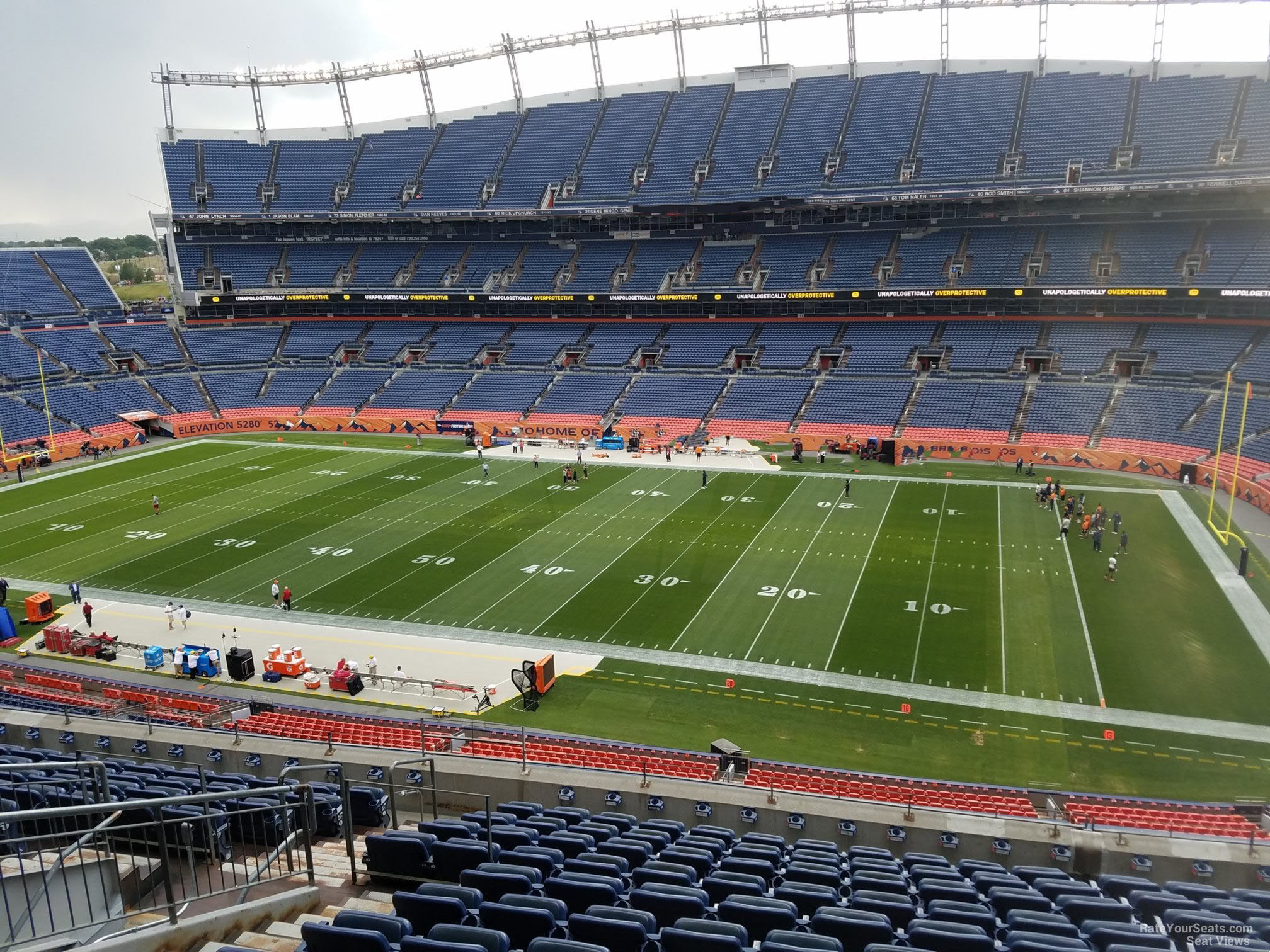 section 333, row 12 seat view  - empower field (at mile high)