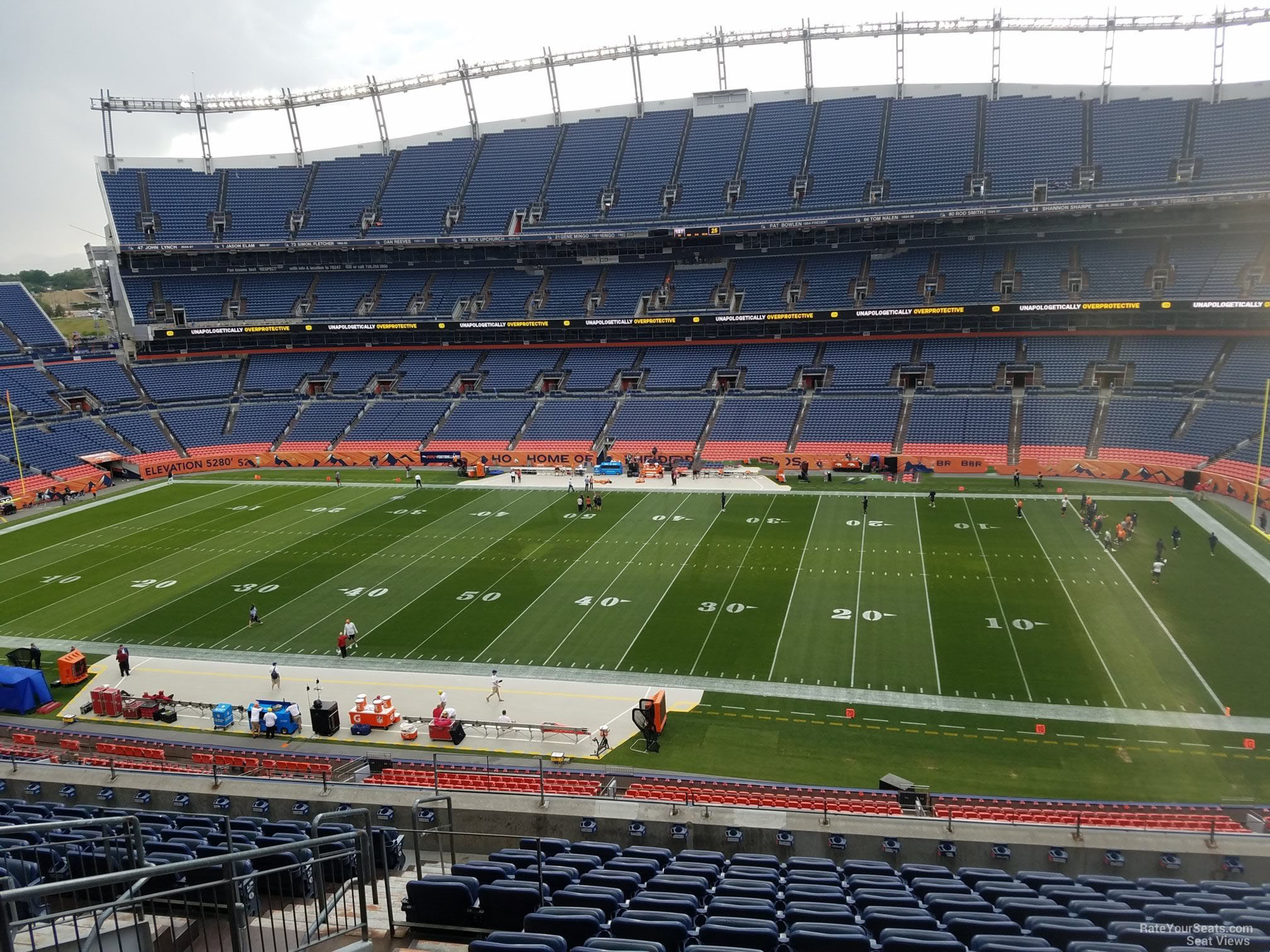section 334, row 12 seat view  - empower field (at mile high)
