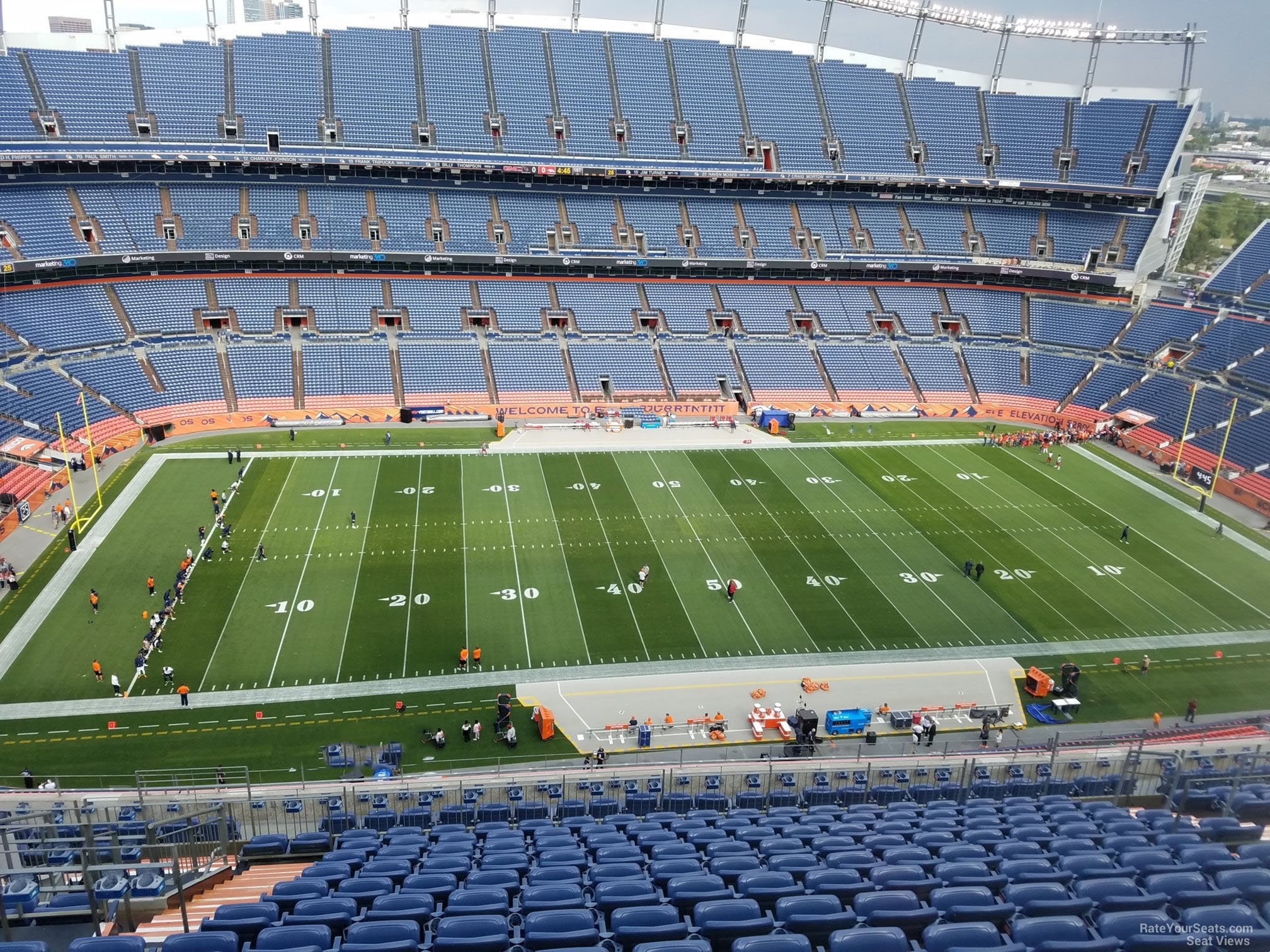 section 510, row 16 seat view  - empower field (at mile high)