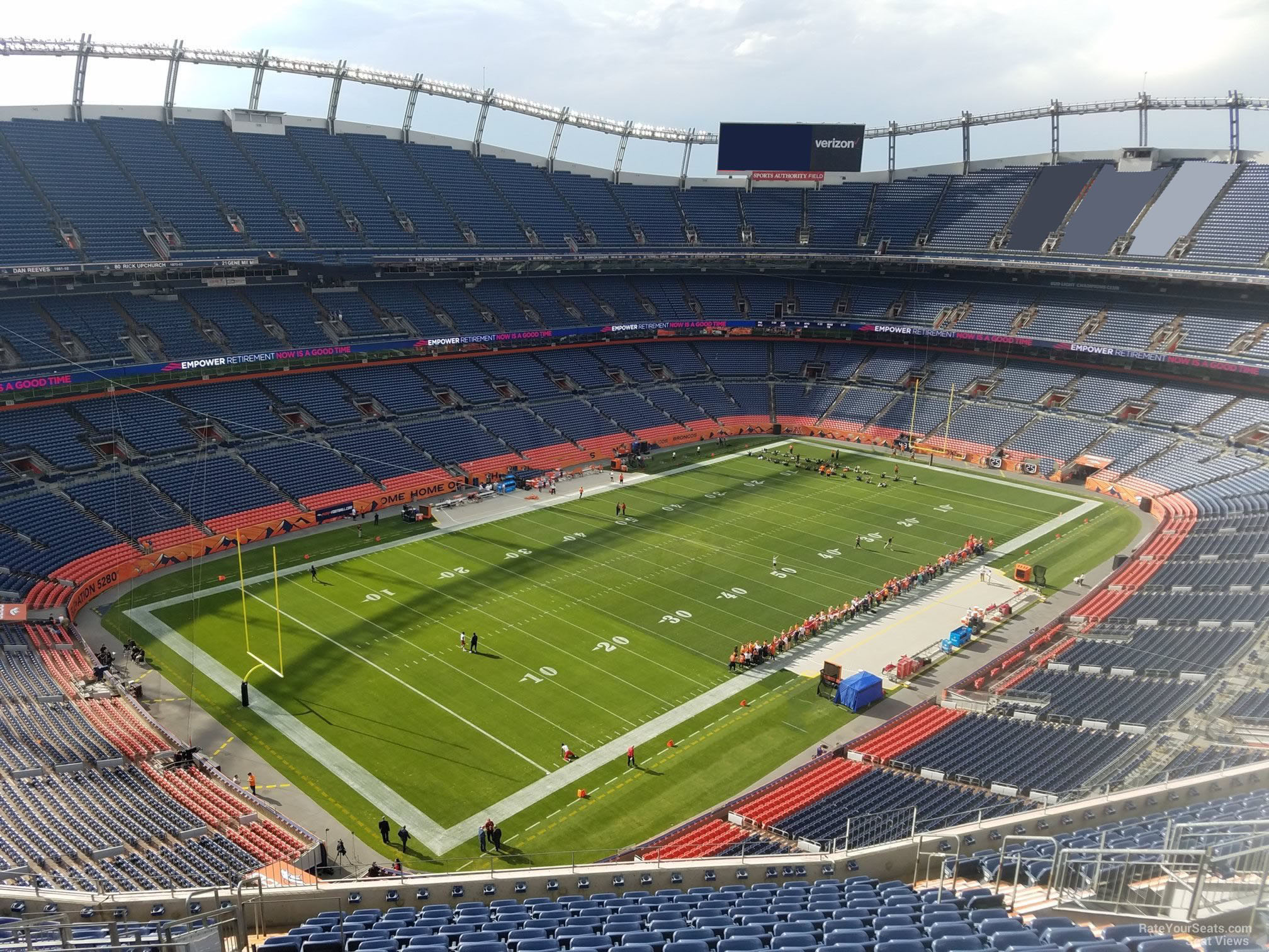 section 541, row 16 seat view  - empower field (at mile high)