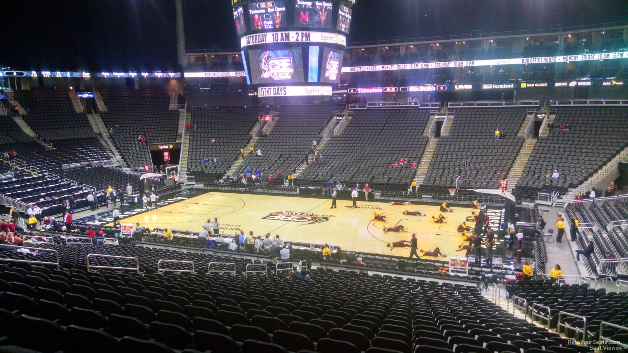 Sprint Center Section 105 Basketball Seating - RateYourSeats.com