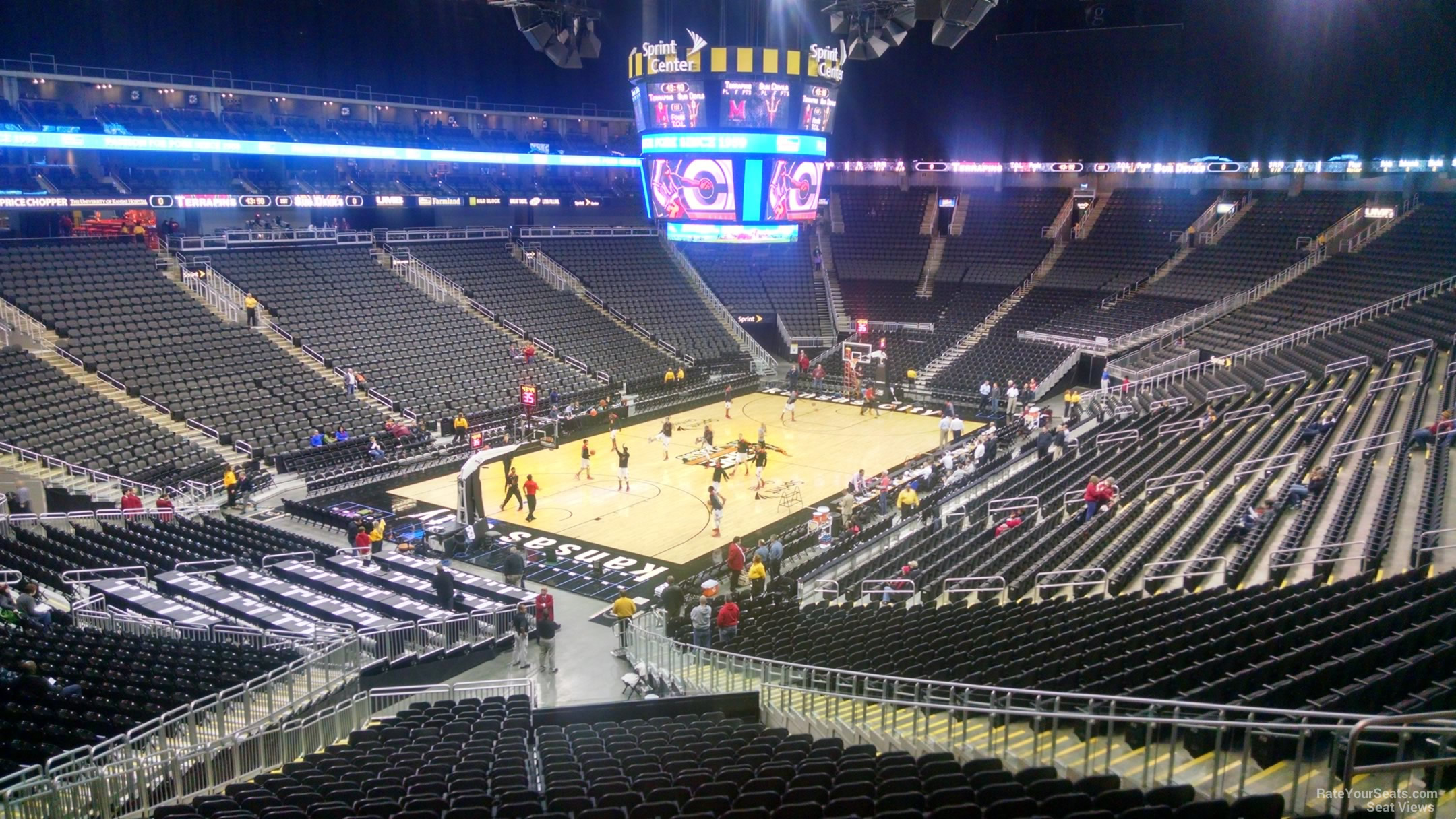 Sprint Center Section 109 Basketball Seating