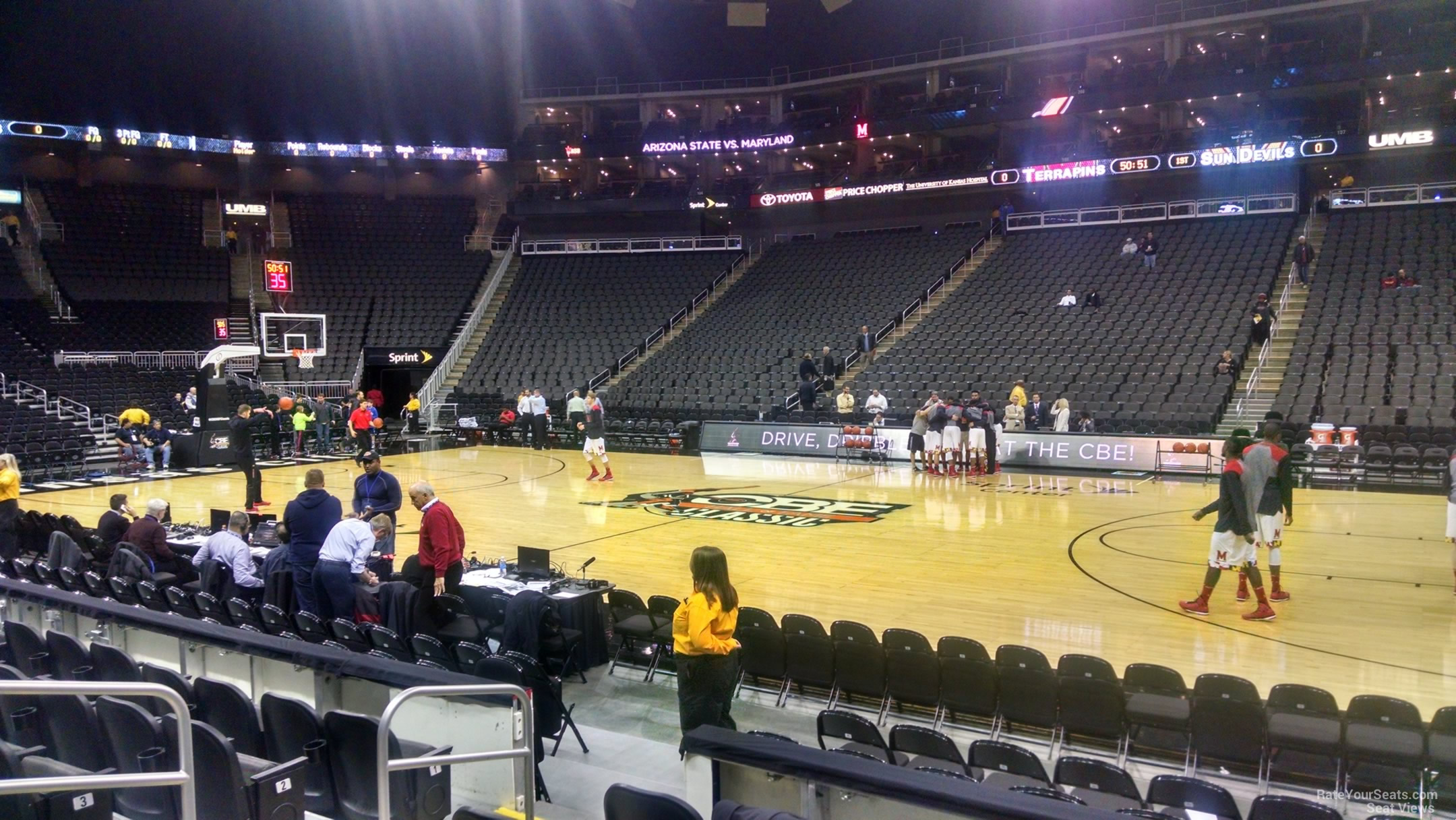 Sprint Center Section 116 Basketball Seating - RateYourSeats.com