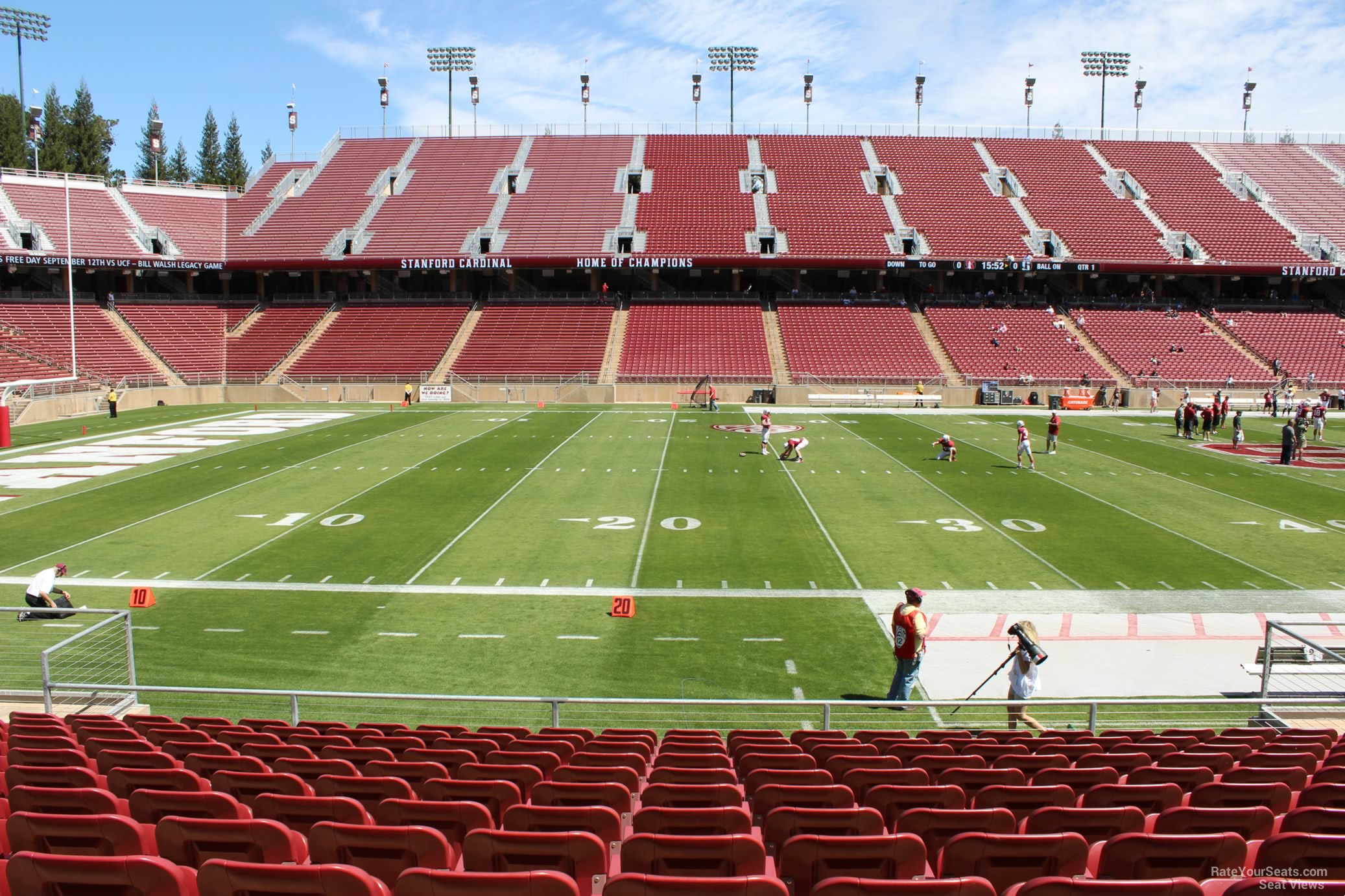 Stanford Stadium Seating Chart Row Numbers