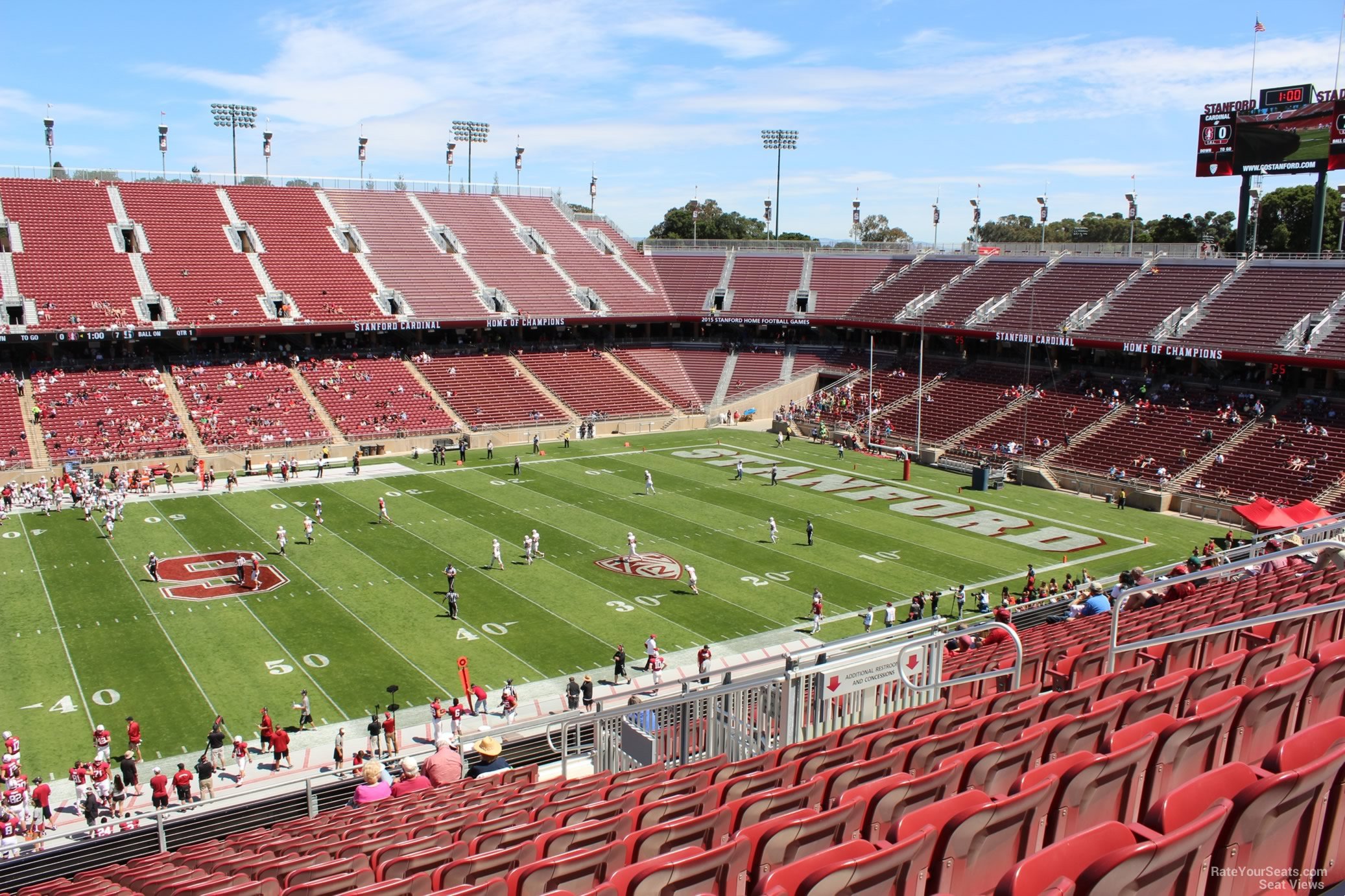 Stanford Football Stadium Seating Chart Rows