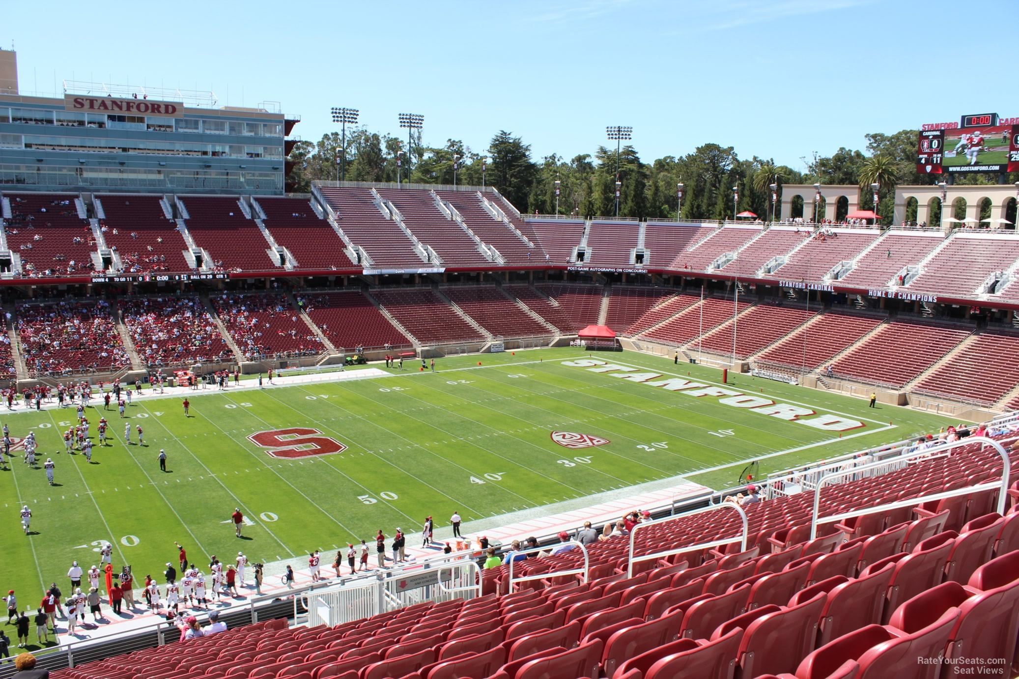 Stanford Stadium Seating Chart Seat Numbers