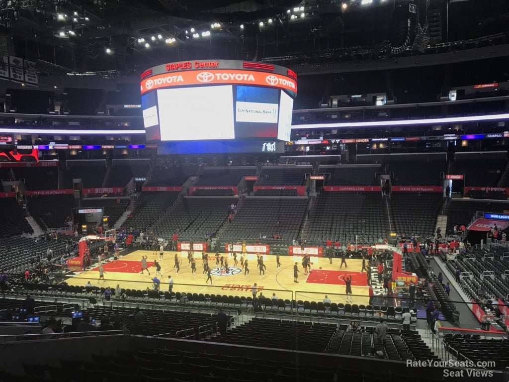 Staples Center Seating Chart Clippers View