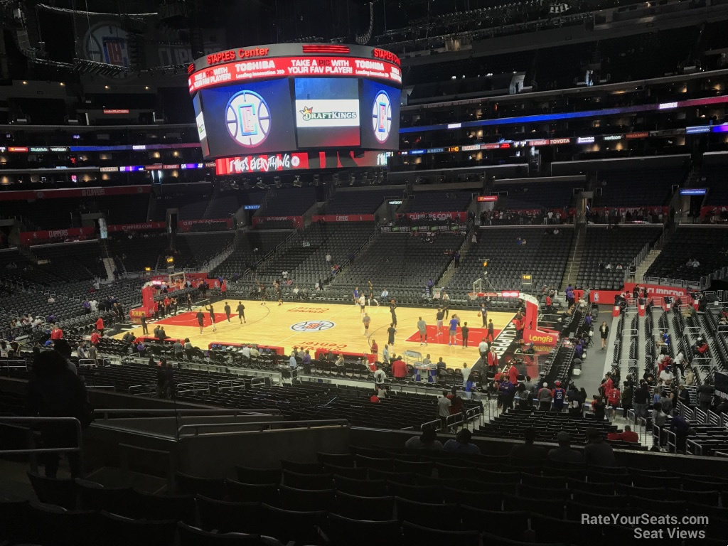 Staples Center Seating Chart Clippers View