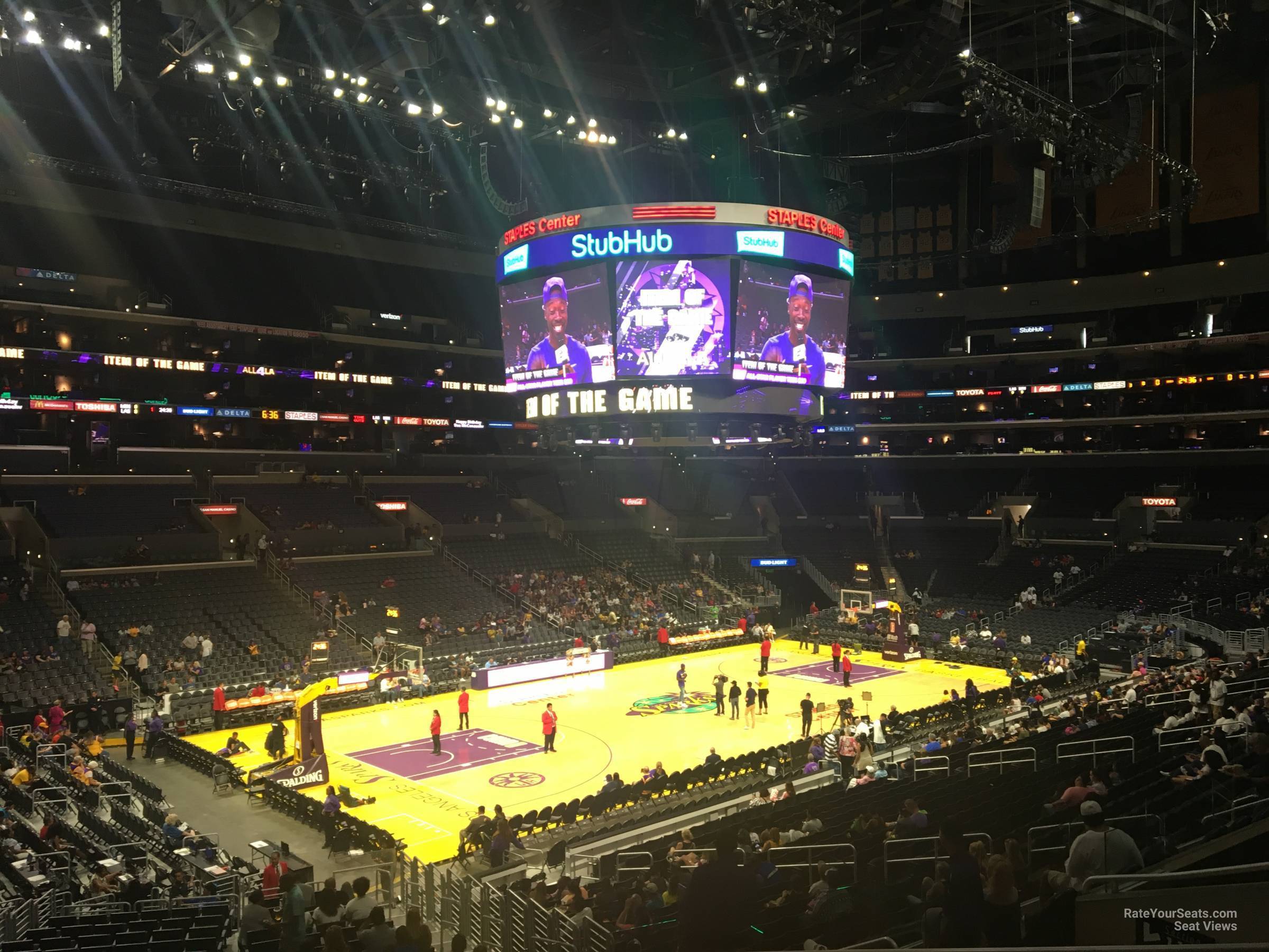 Staples Center Seating Chart For Lakers Games