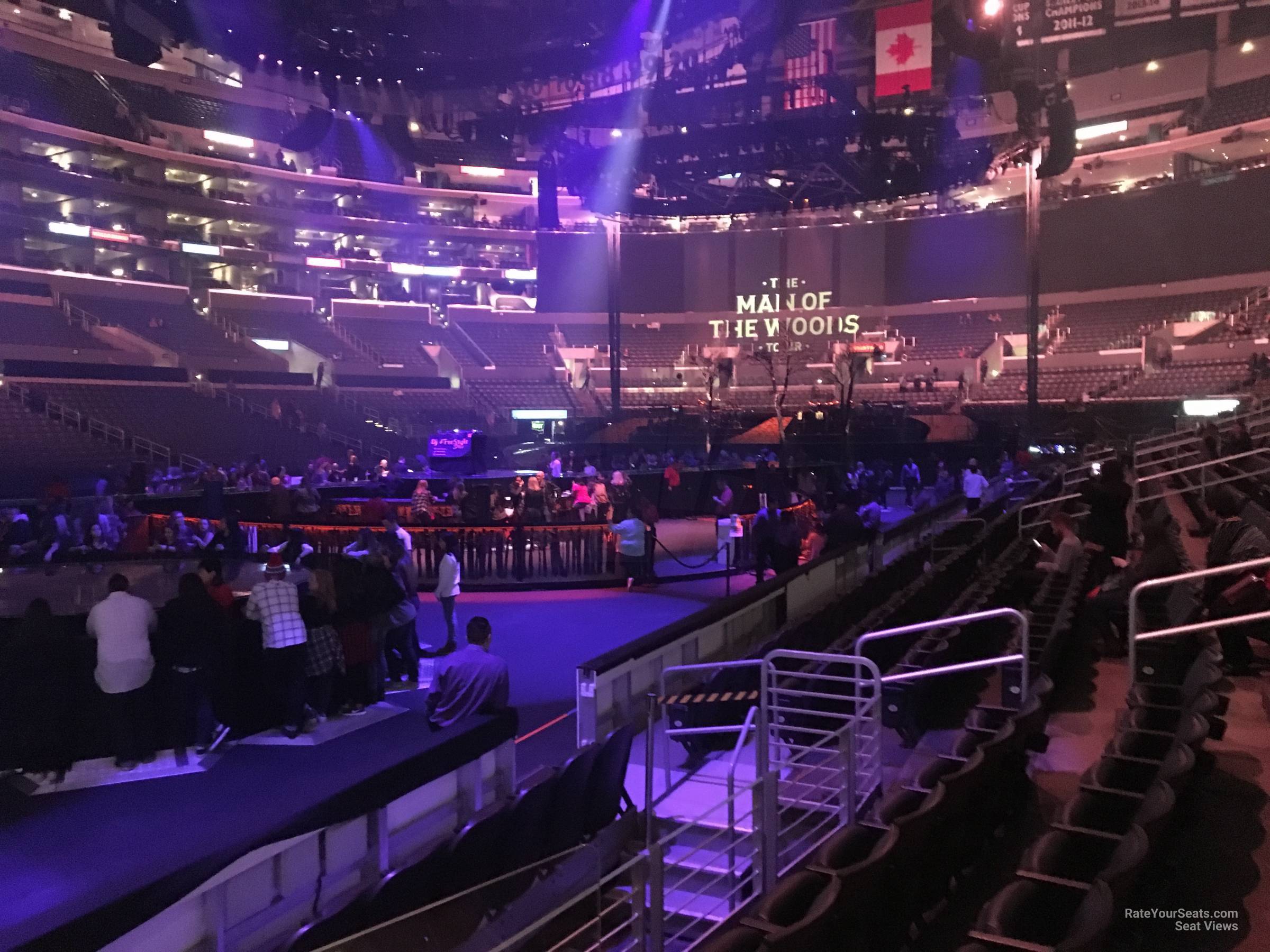 section 103, row 5 seat view  for concert - crypto.com arena