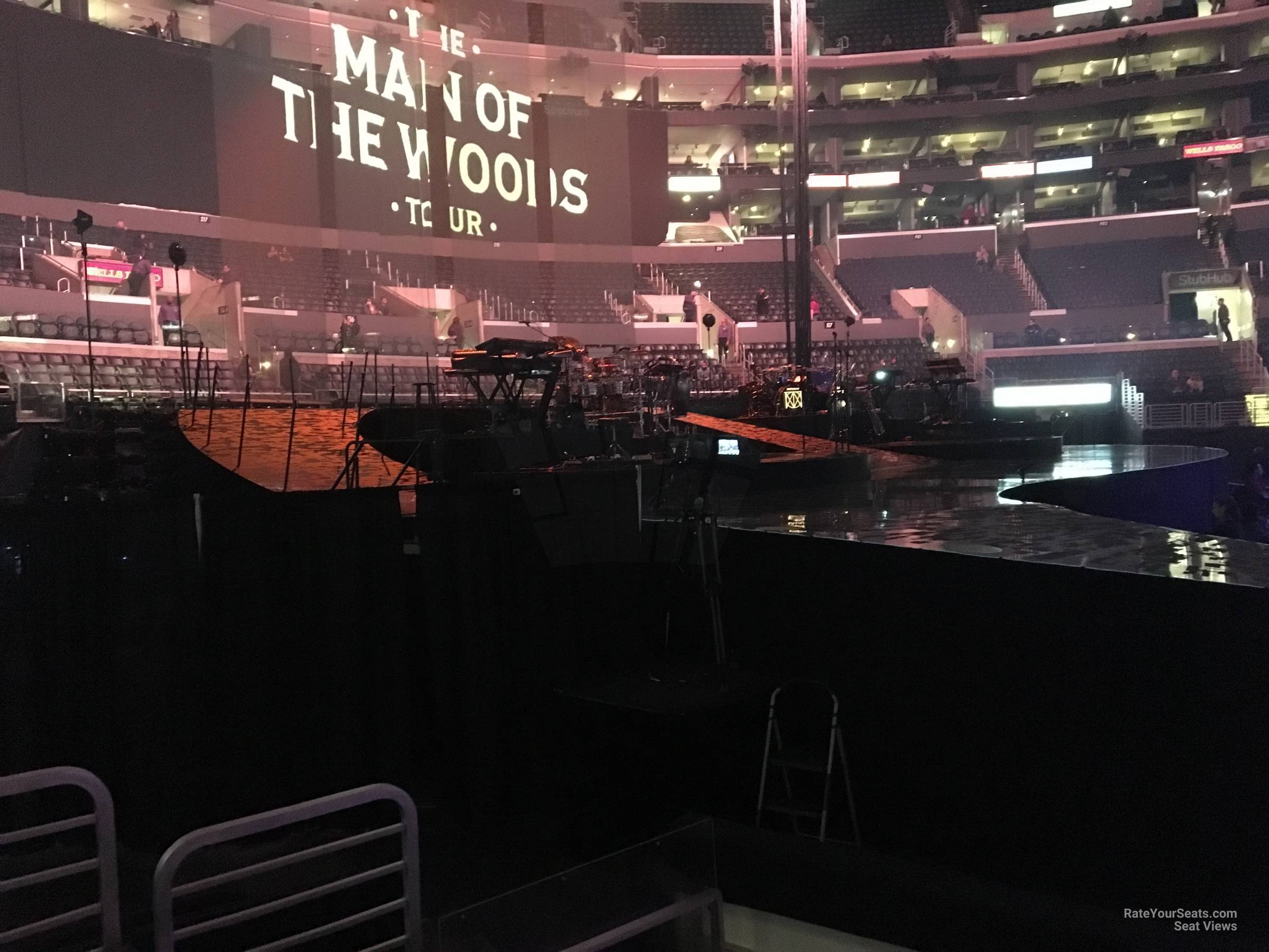 section 114, row 5 seat view  for concert - crypto.com arena