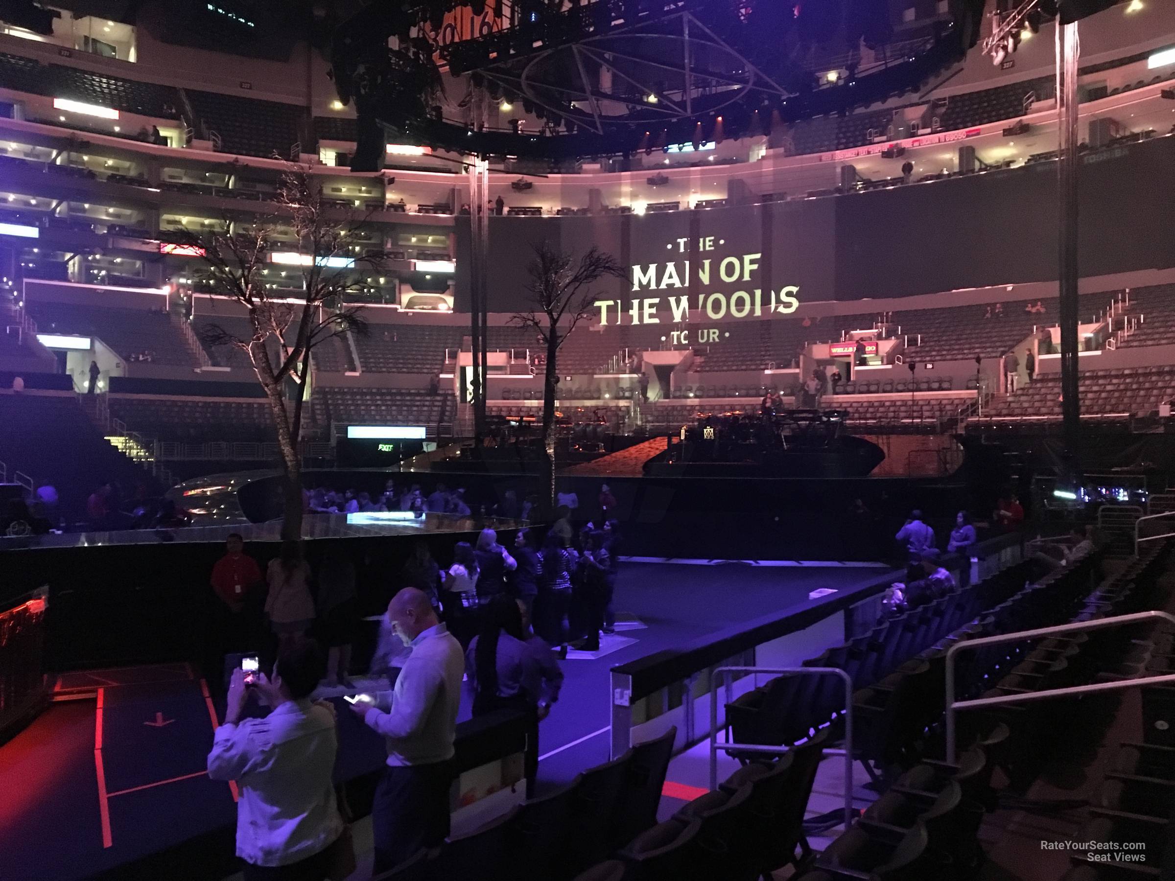section 119, row 5 seat view  for concert - crypto.com arena