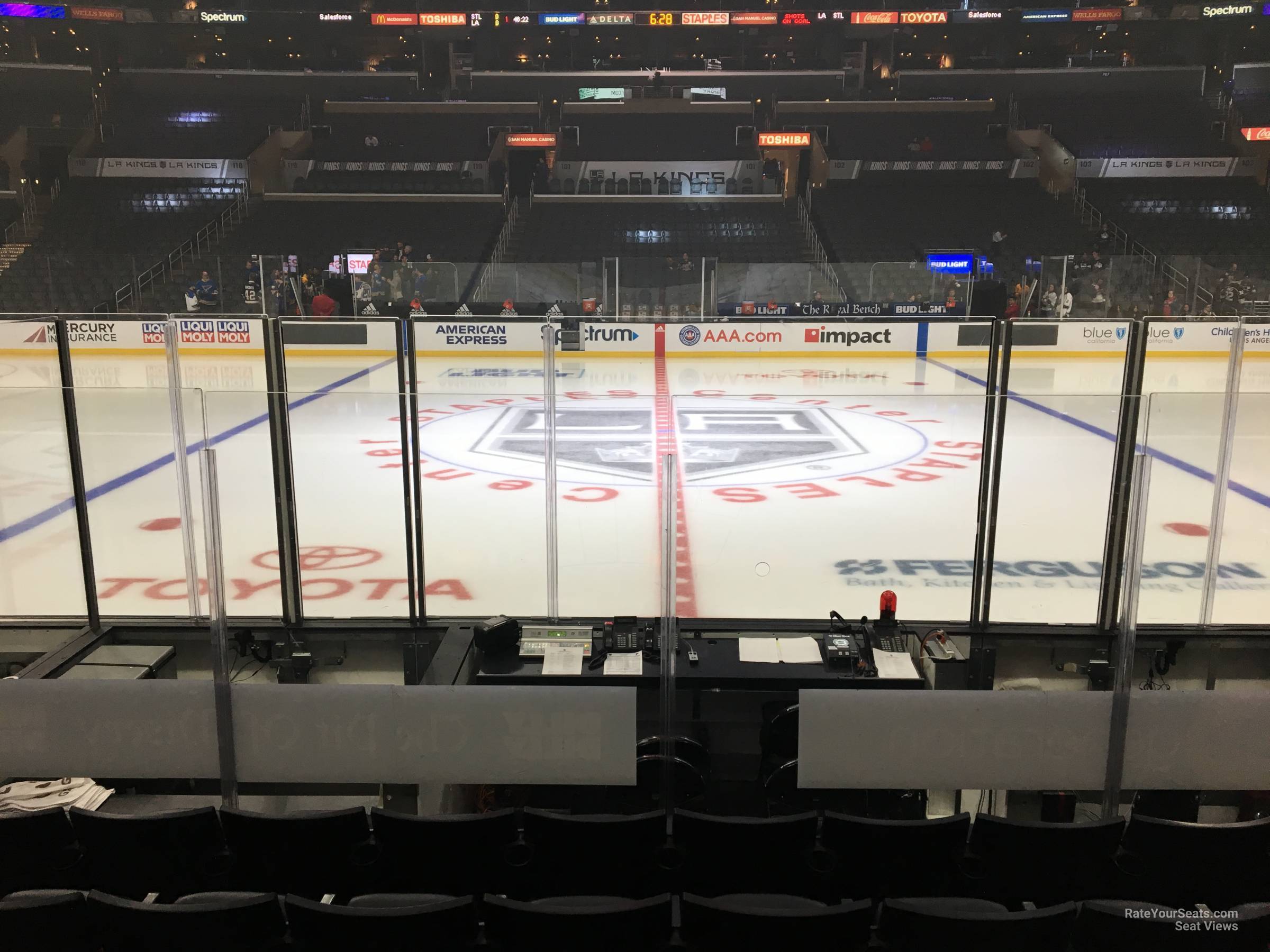 Crypto.com Arena, section 111, home of Los Angeles Kings, Los