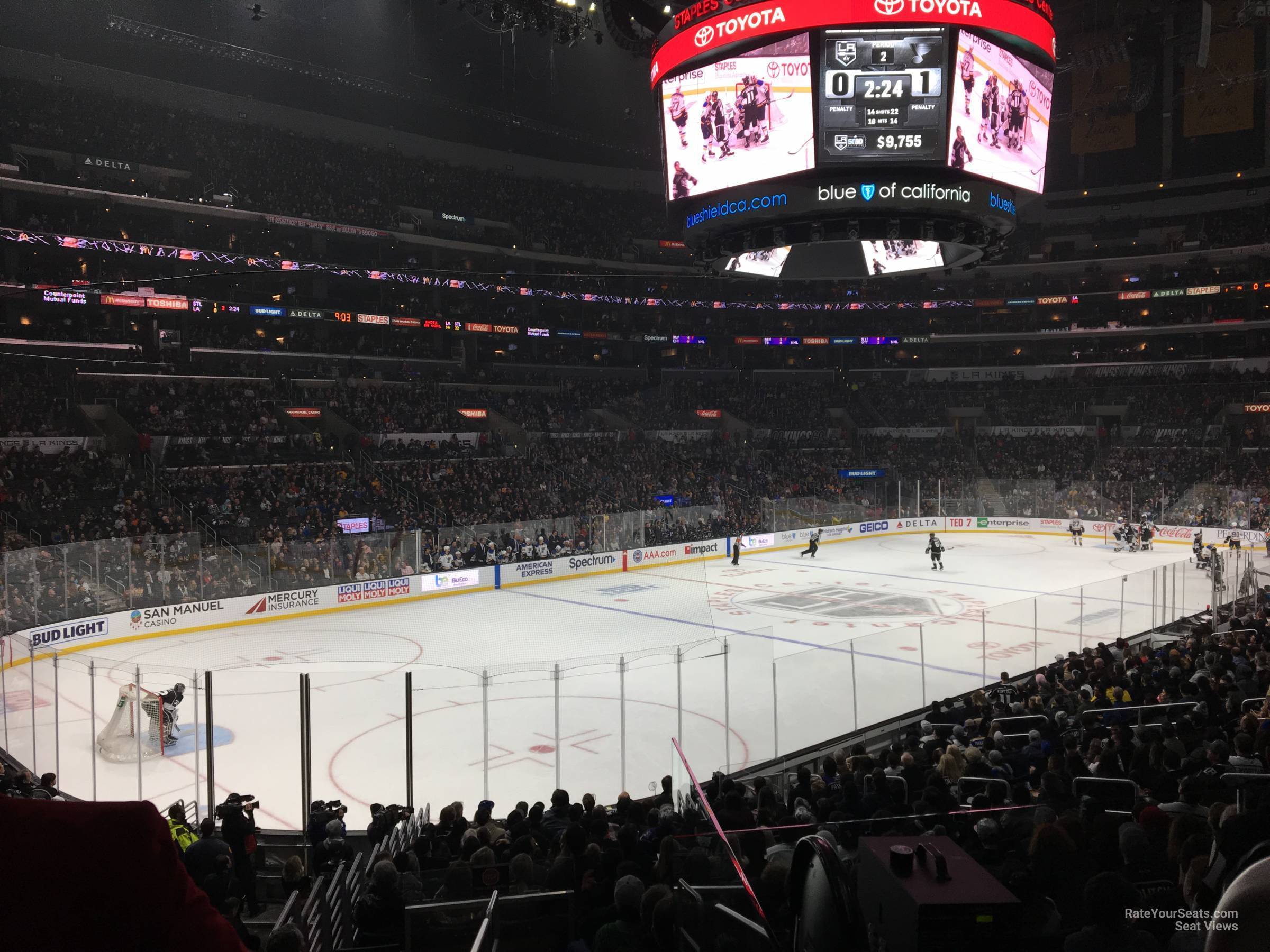 Staples Center Section 114 - Los Angeles Kings - RateYourSeats.com