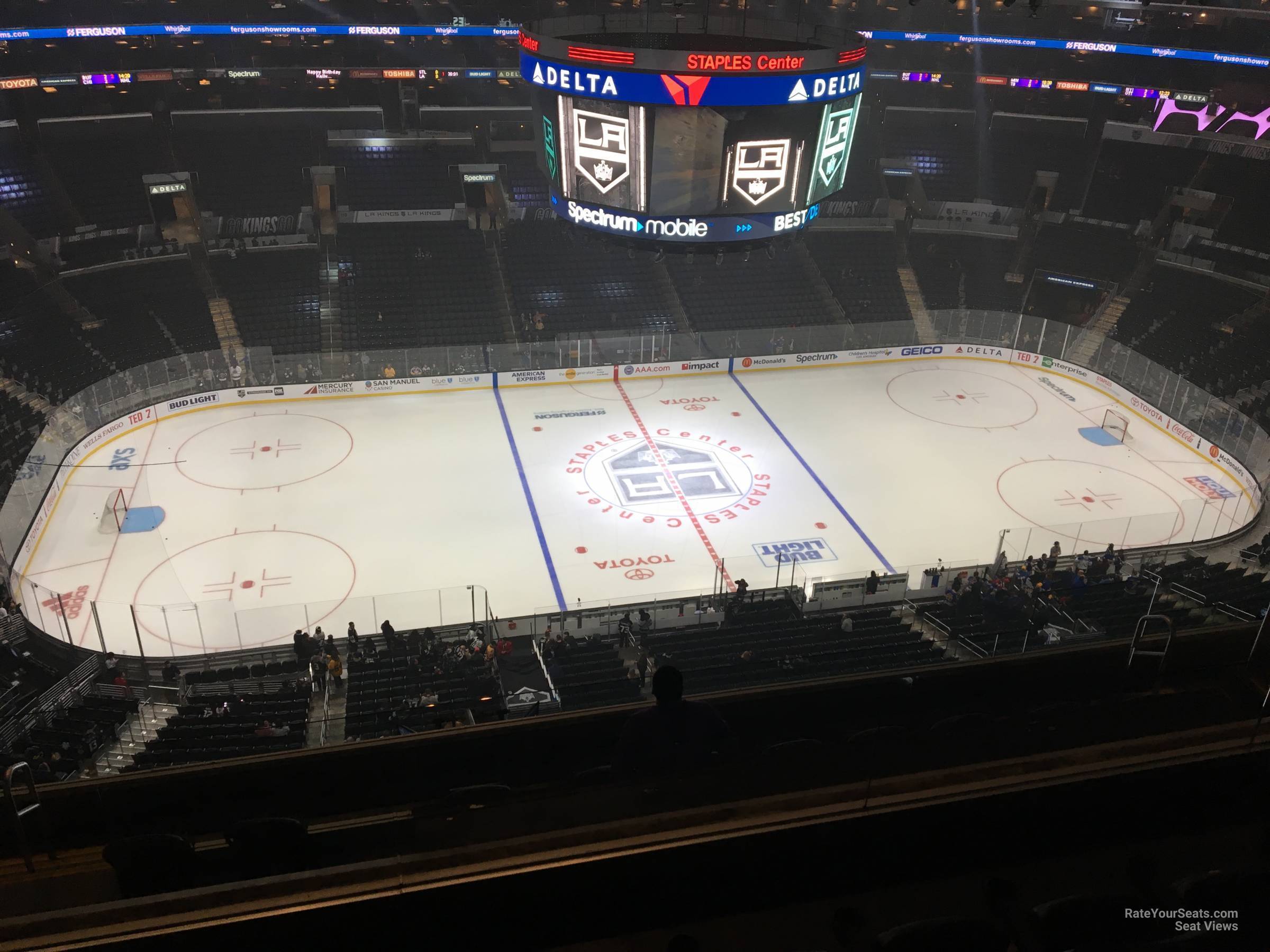 section 302, row 7 seat view  for hockey - crypto.com arena