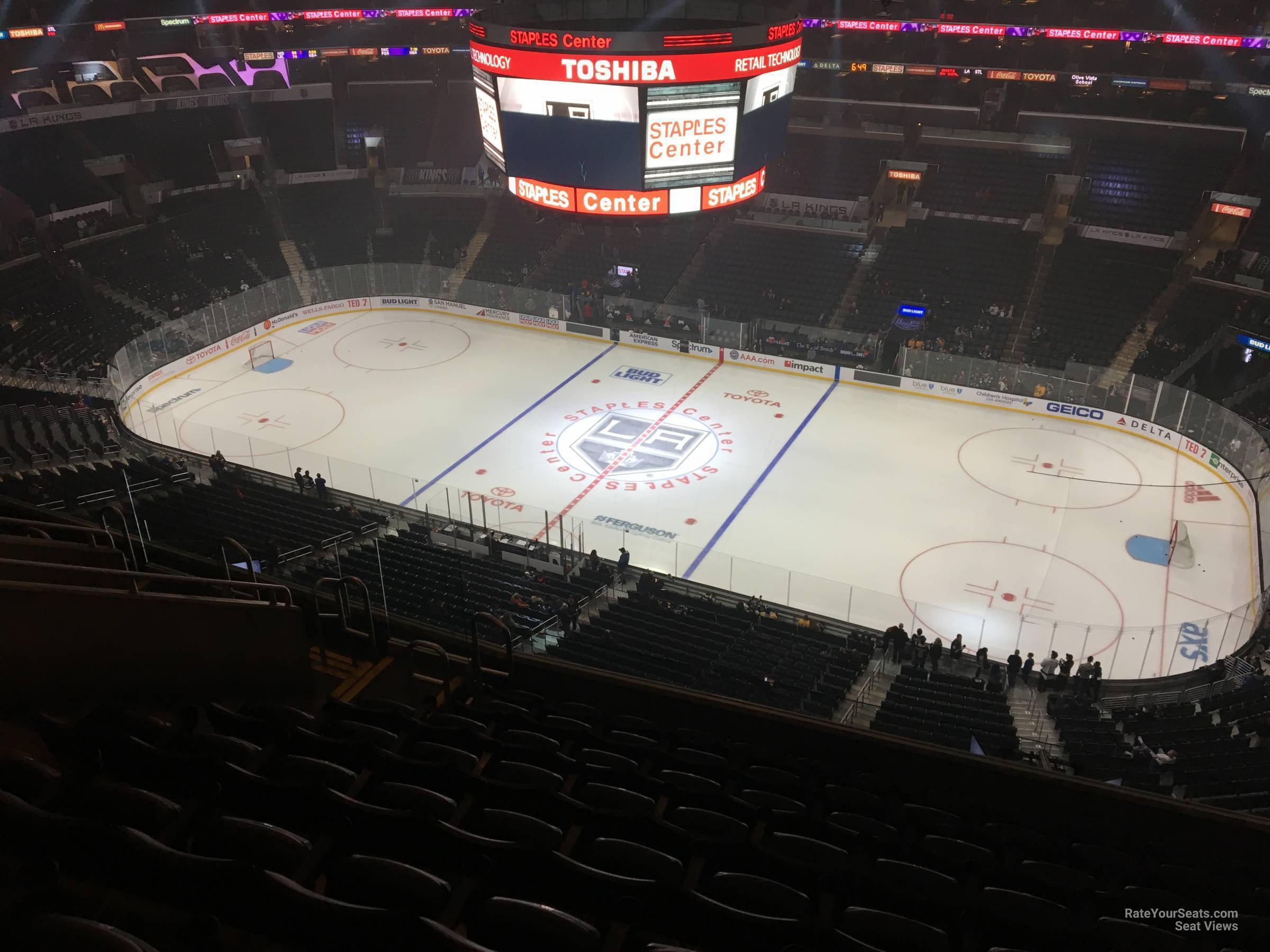 section 316, row 7 seat view  for hockey - crypto.com arena