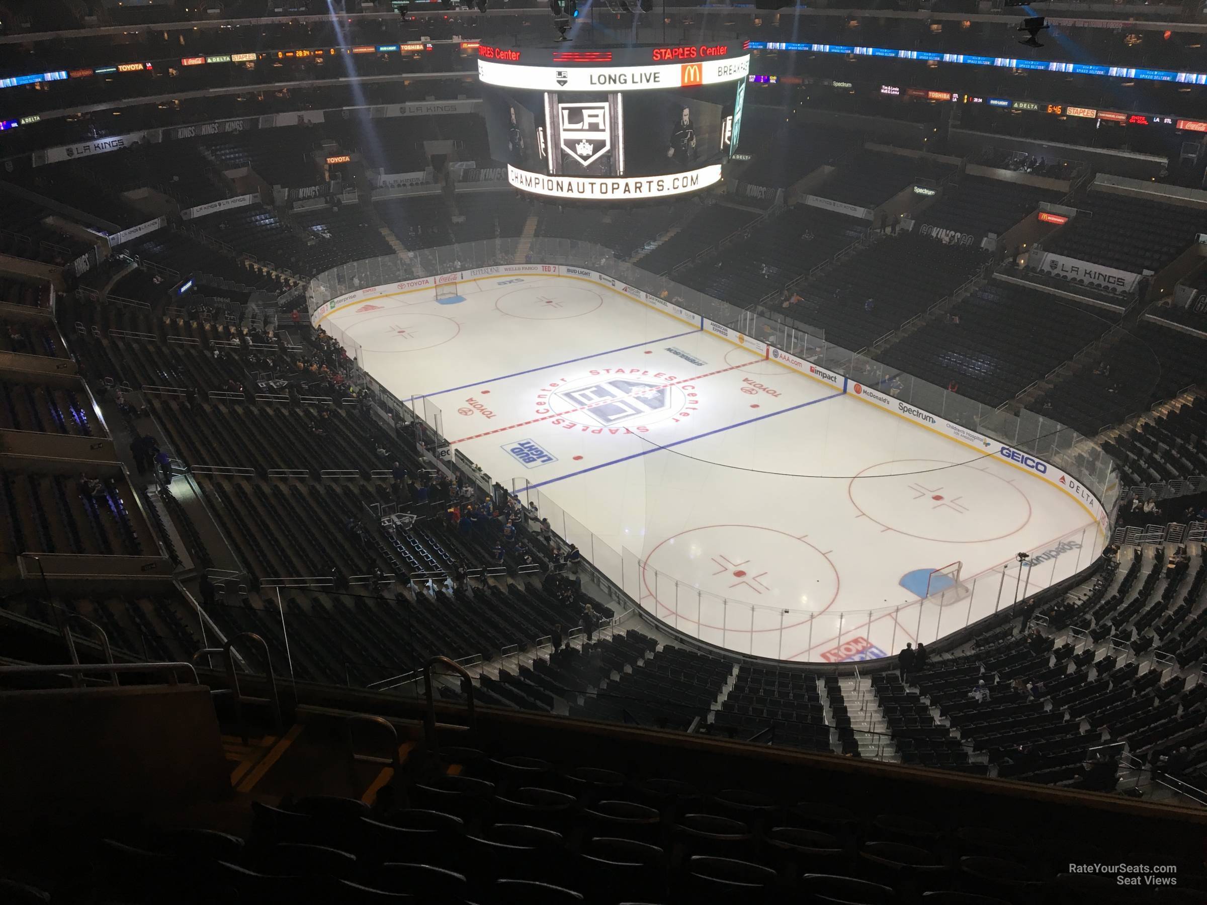 section 330, row 7 seat view  for hockey - crypto.com arena
