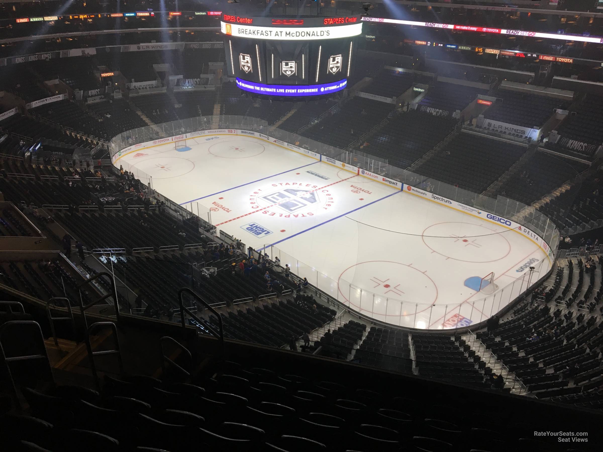 section 331, row 7 seat view  for hockey - crypto.com arena