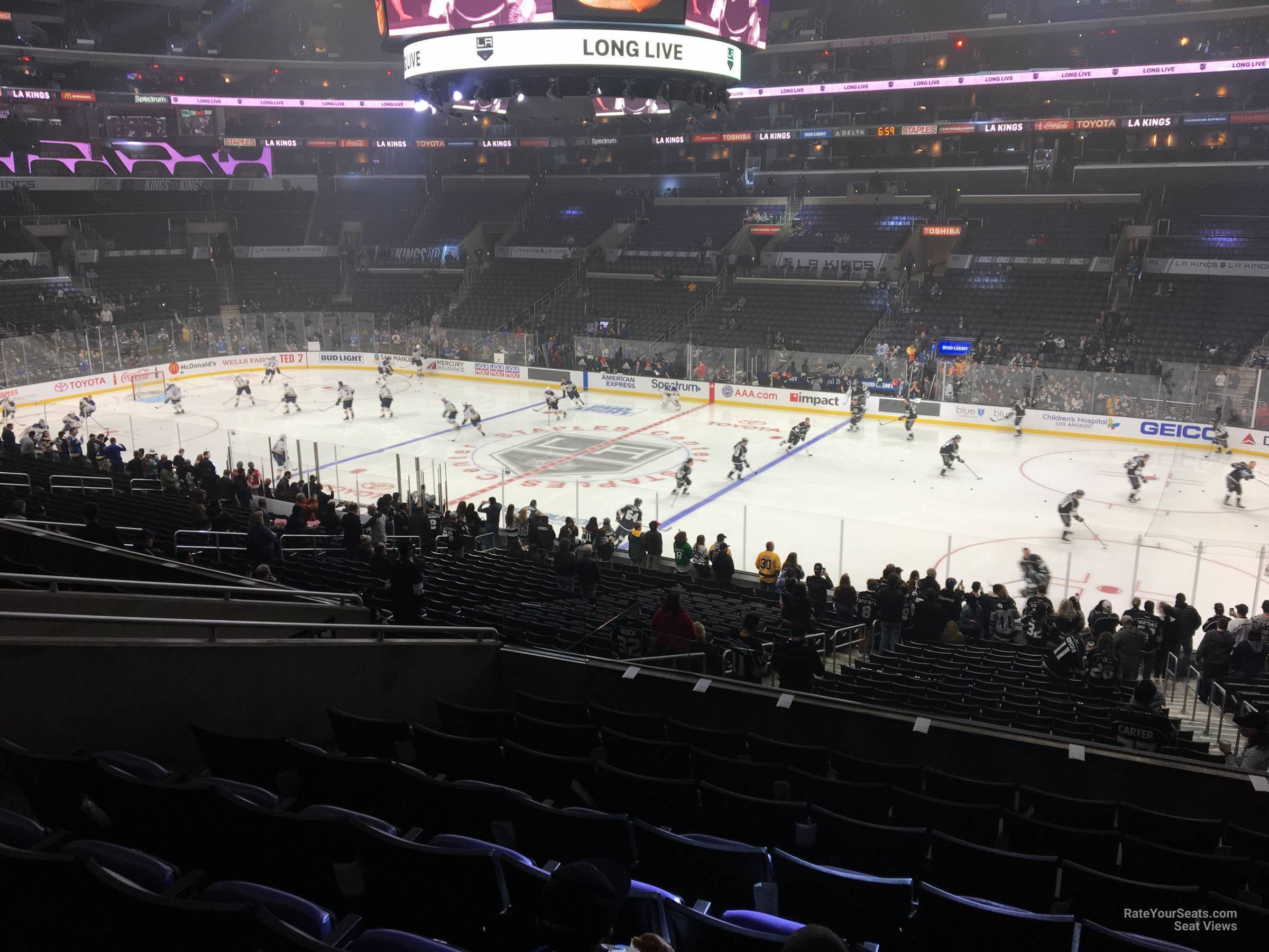 premier 12, row 5 seat view  for hockey - crypto.com arena