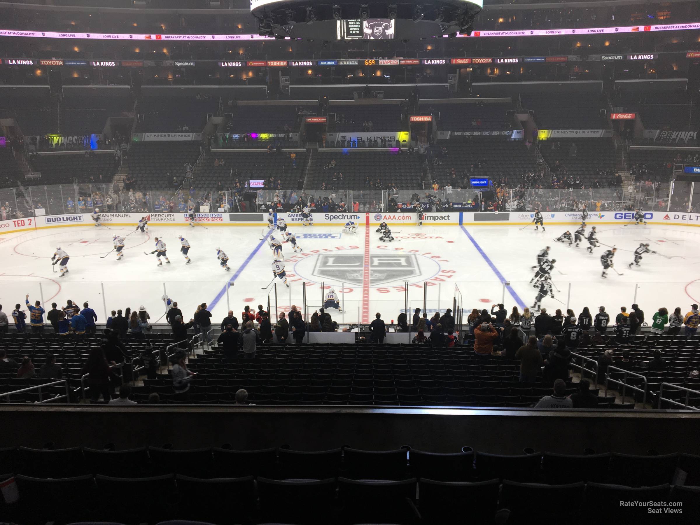premier 14, row 5 seat view  for hockey - crypto.com arena