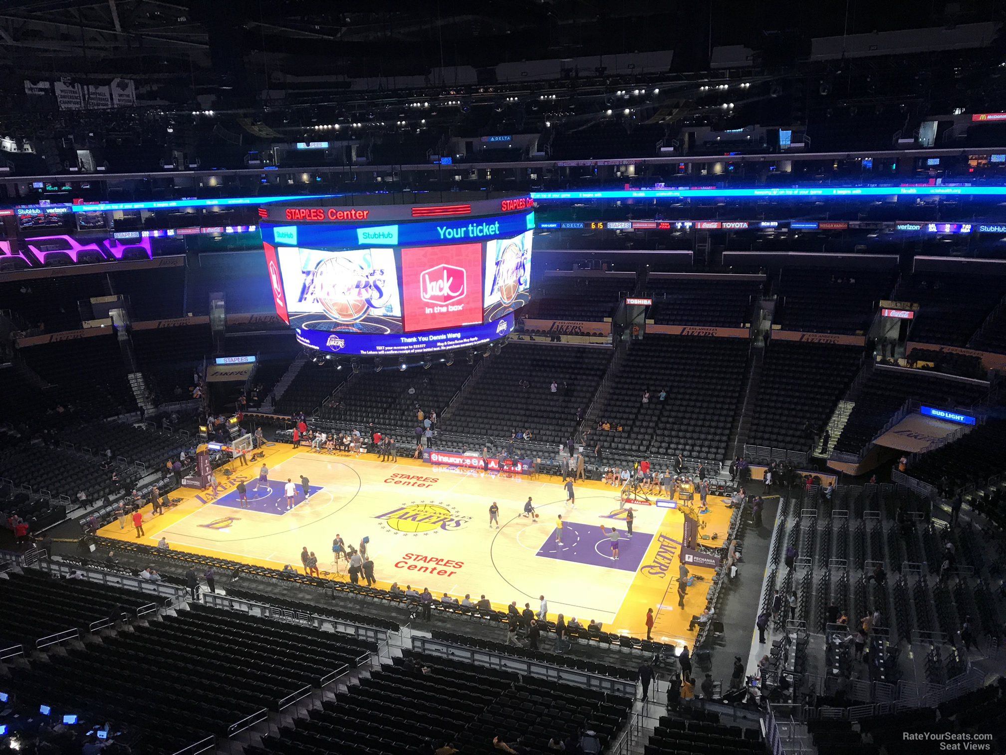 Staples Center Section 316 - Clippers/Lakers - RateYourSeats.com