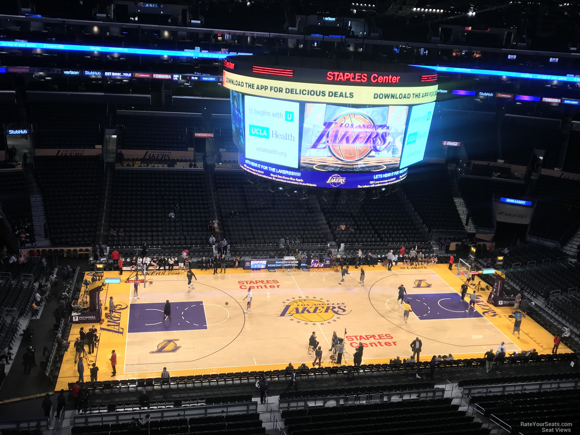 Staples Center Section 319 Clippers/Lakers RateYourSeats com