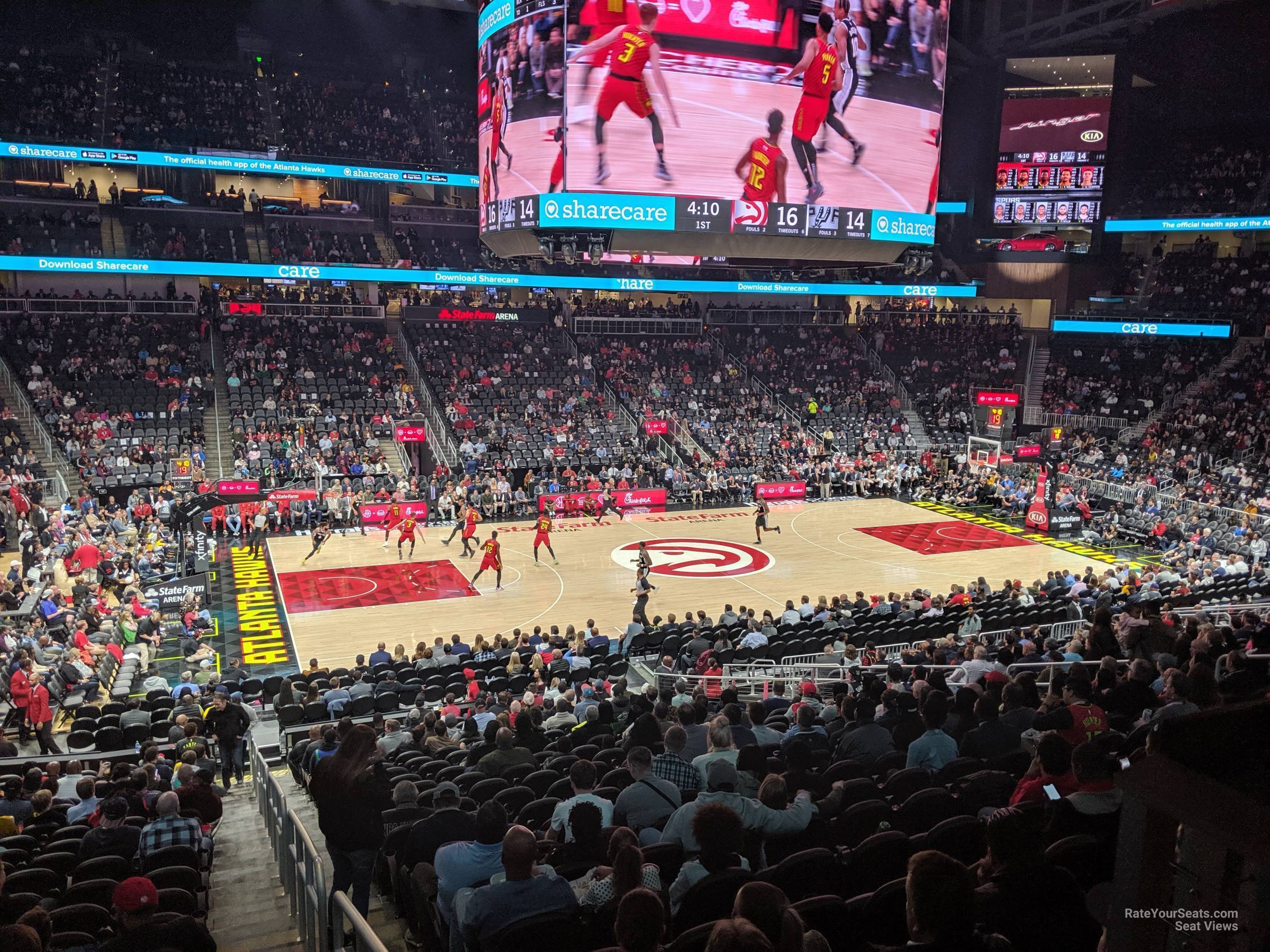 State Farm Arena Section 110 - Atlanta Hawks - RateYourSeats.com