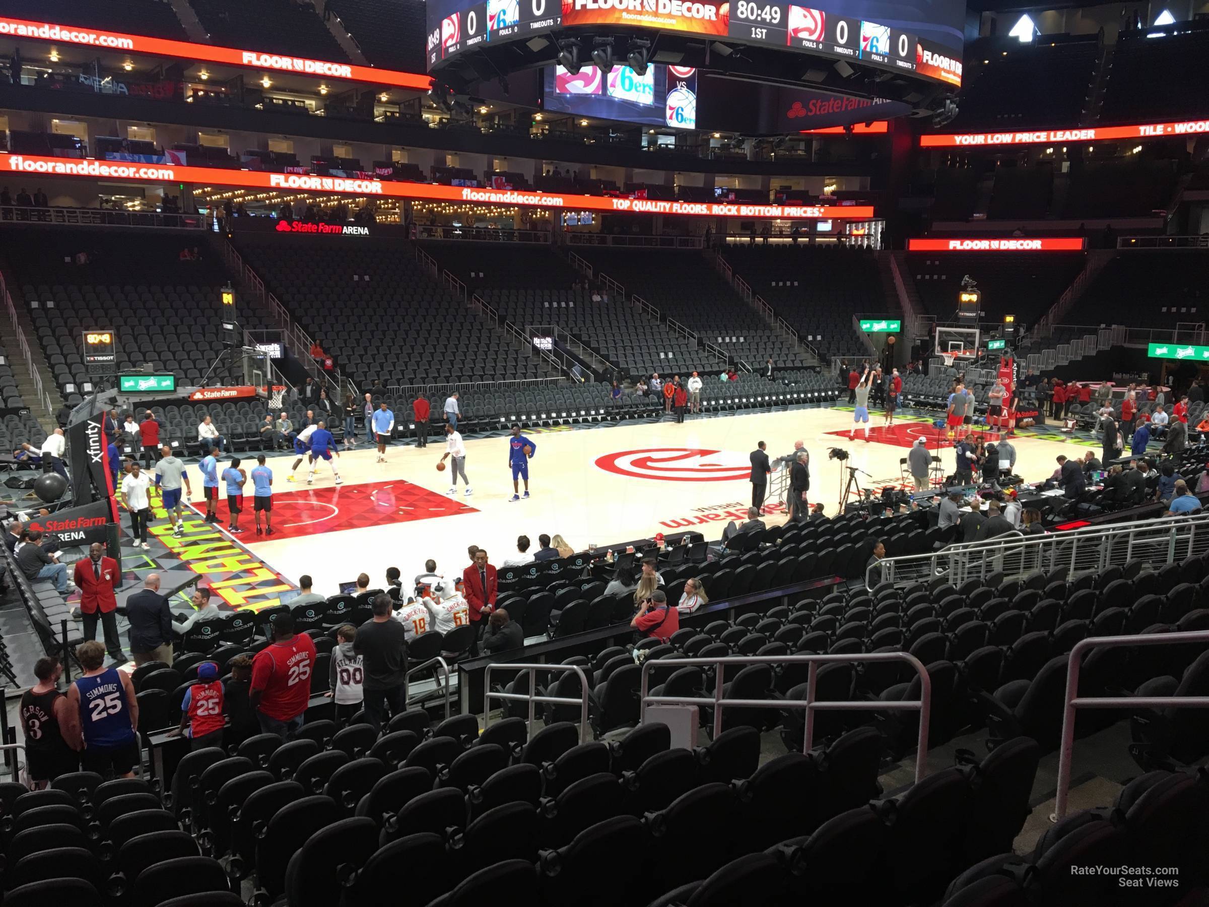 State Farm Arena Section 121 - Atlanta Hawks - RateYourSeats.com