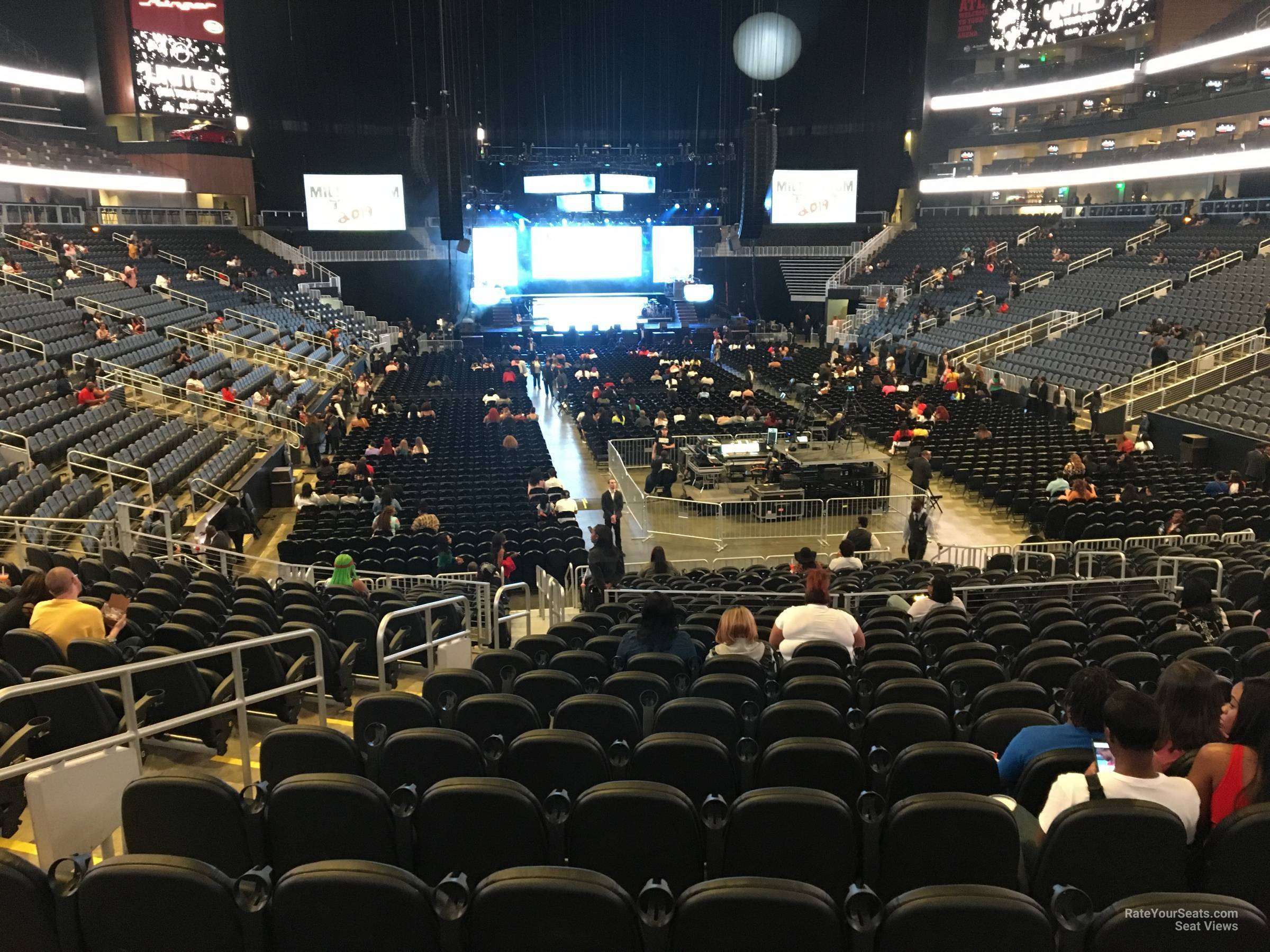 State Farm Arena Section 114 Concert Seating