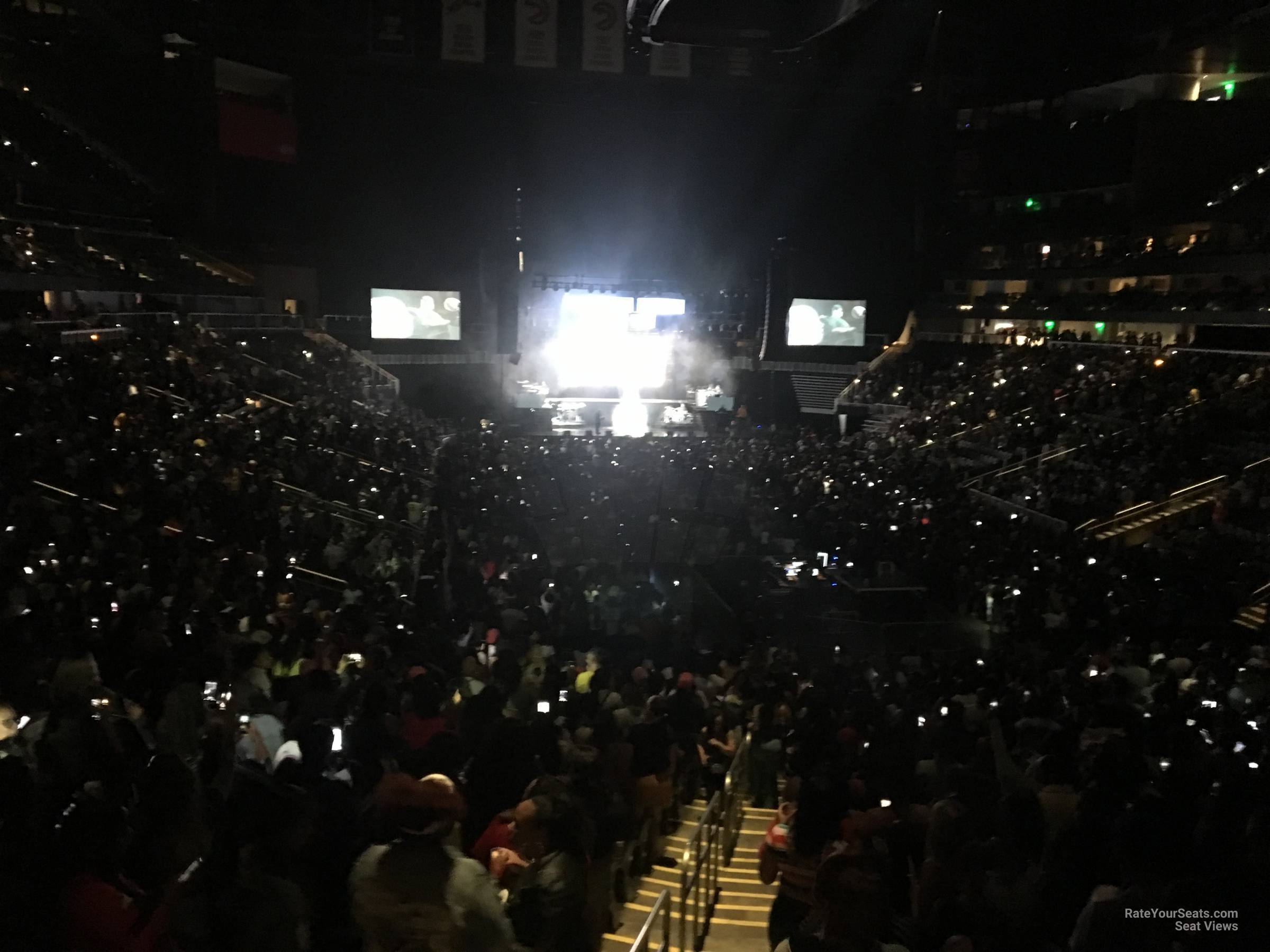 terrace 15, row a seat view  for concert - state farm arena