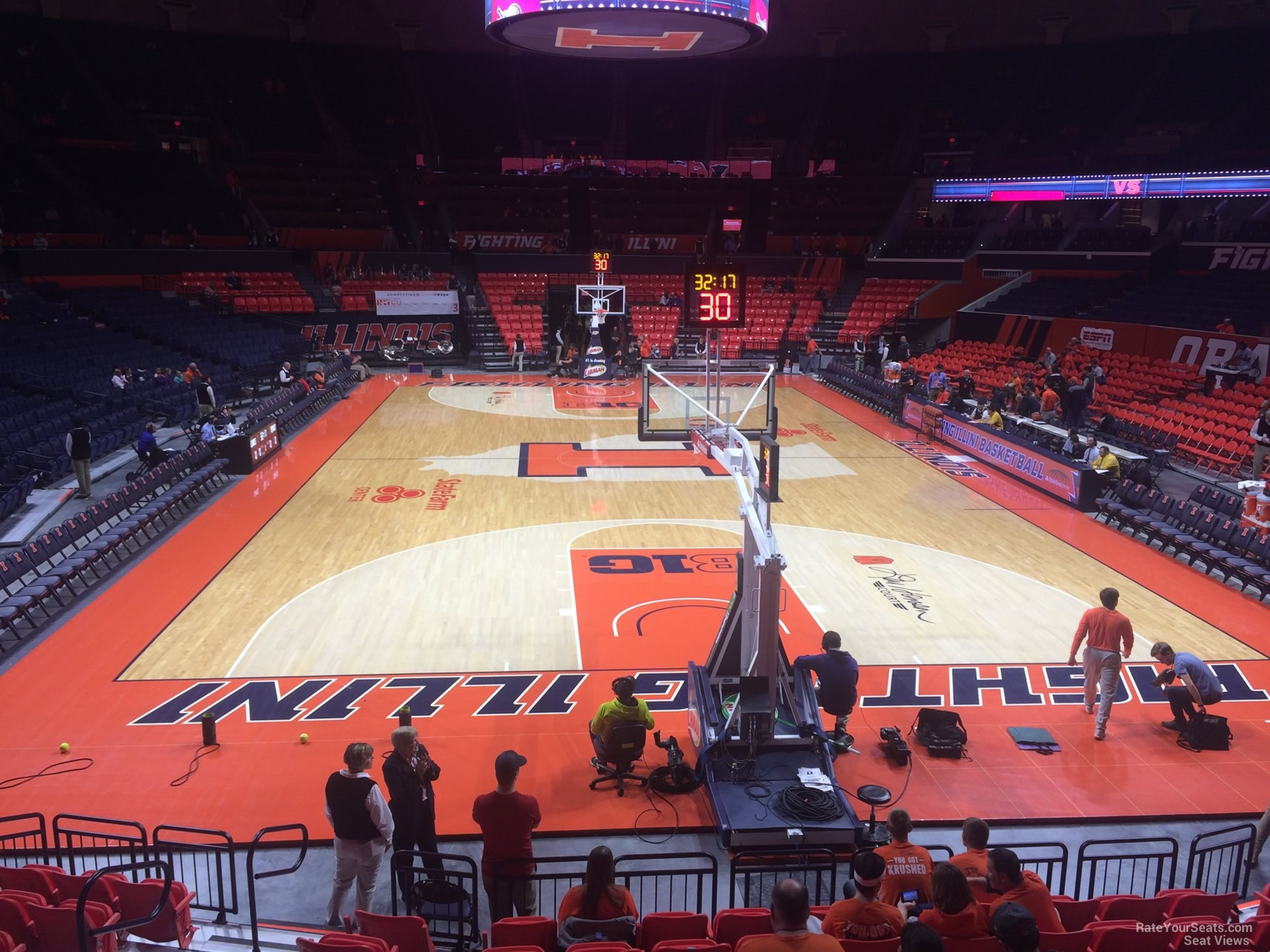 section 116, row 10 seat view  - state farm center