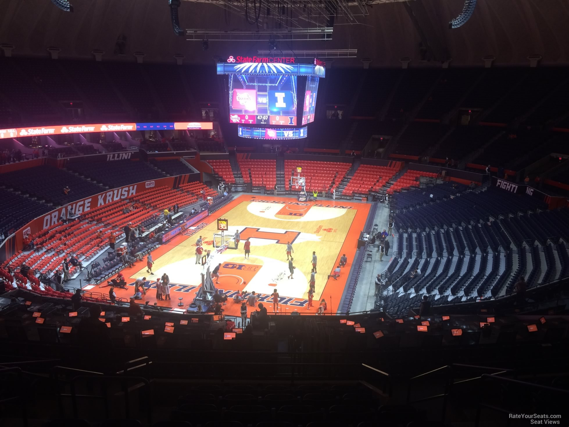 section 211, row 10 seat view  - state farm center