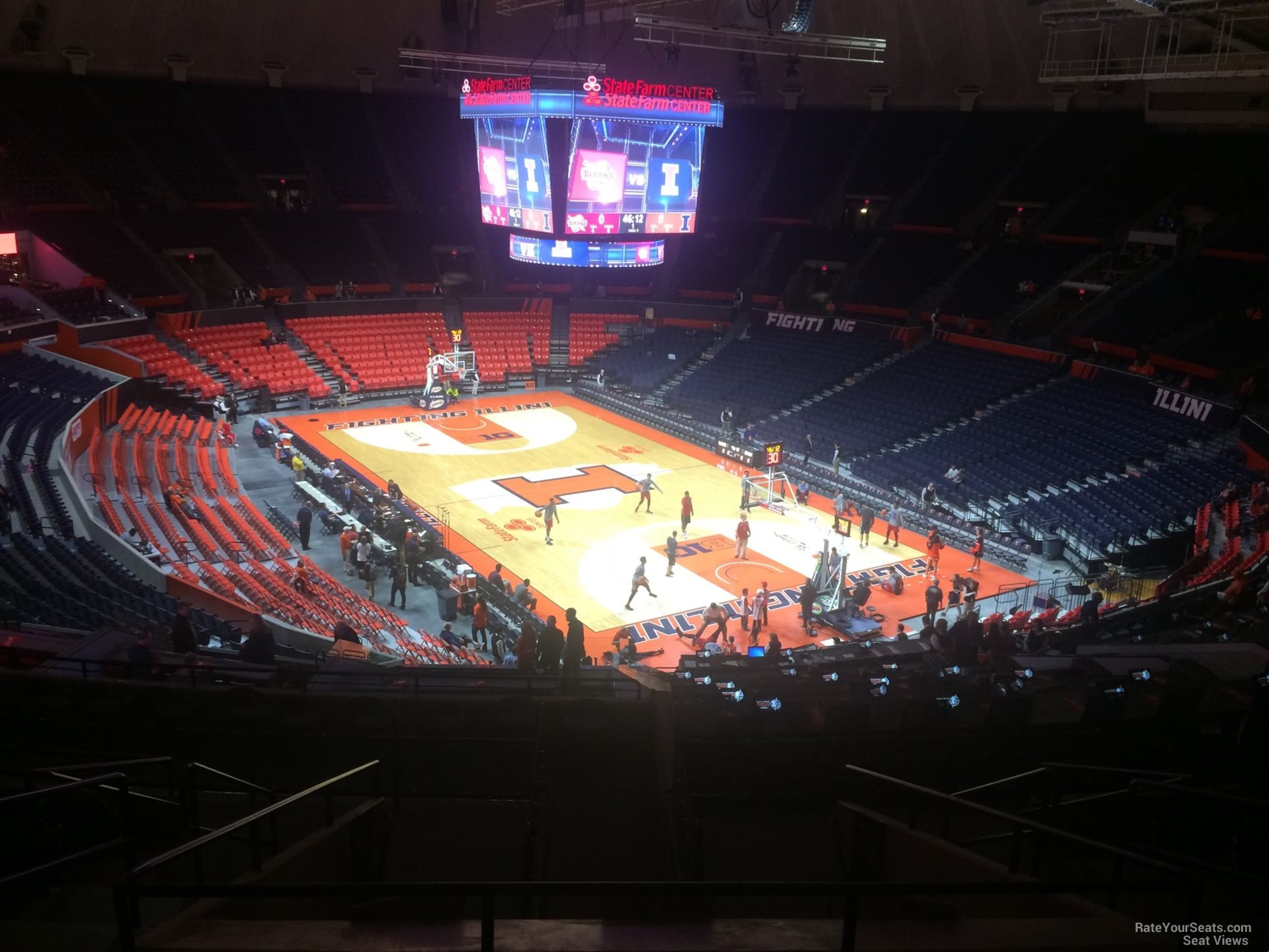 section 217, row 10 seat view  - state farm center