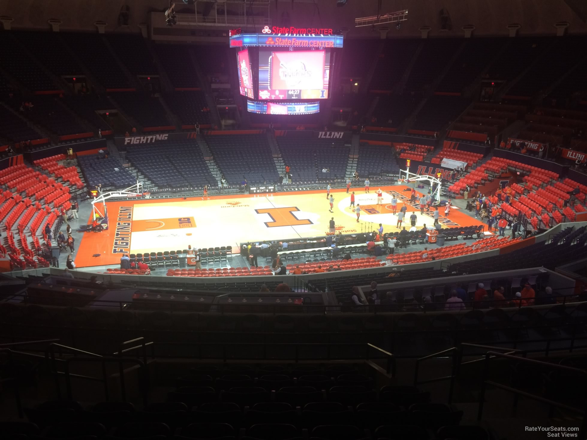section 227, row 10 seat view  - state farm center
