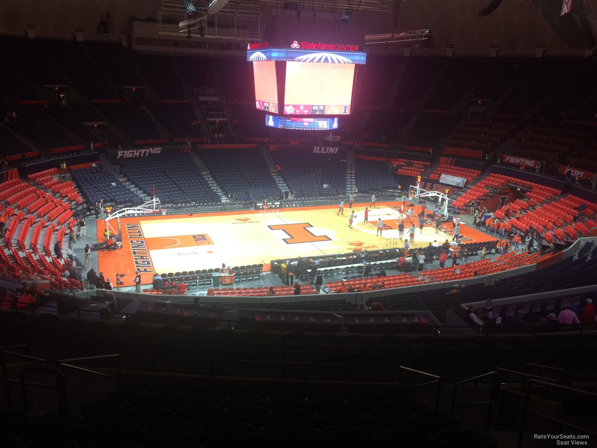 section 228, row 10 seat view  - state farm center