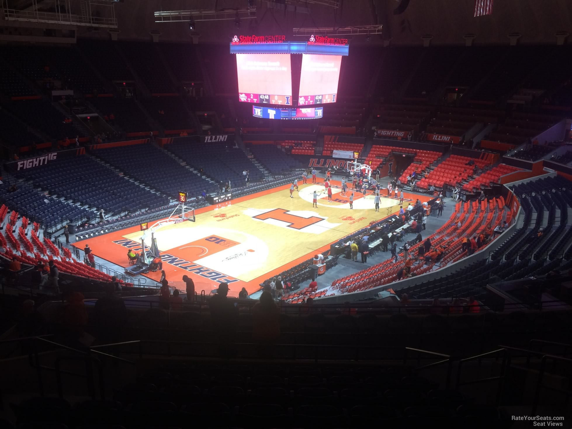 section 232, row 10 seat view  - state farm center