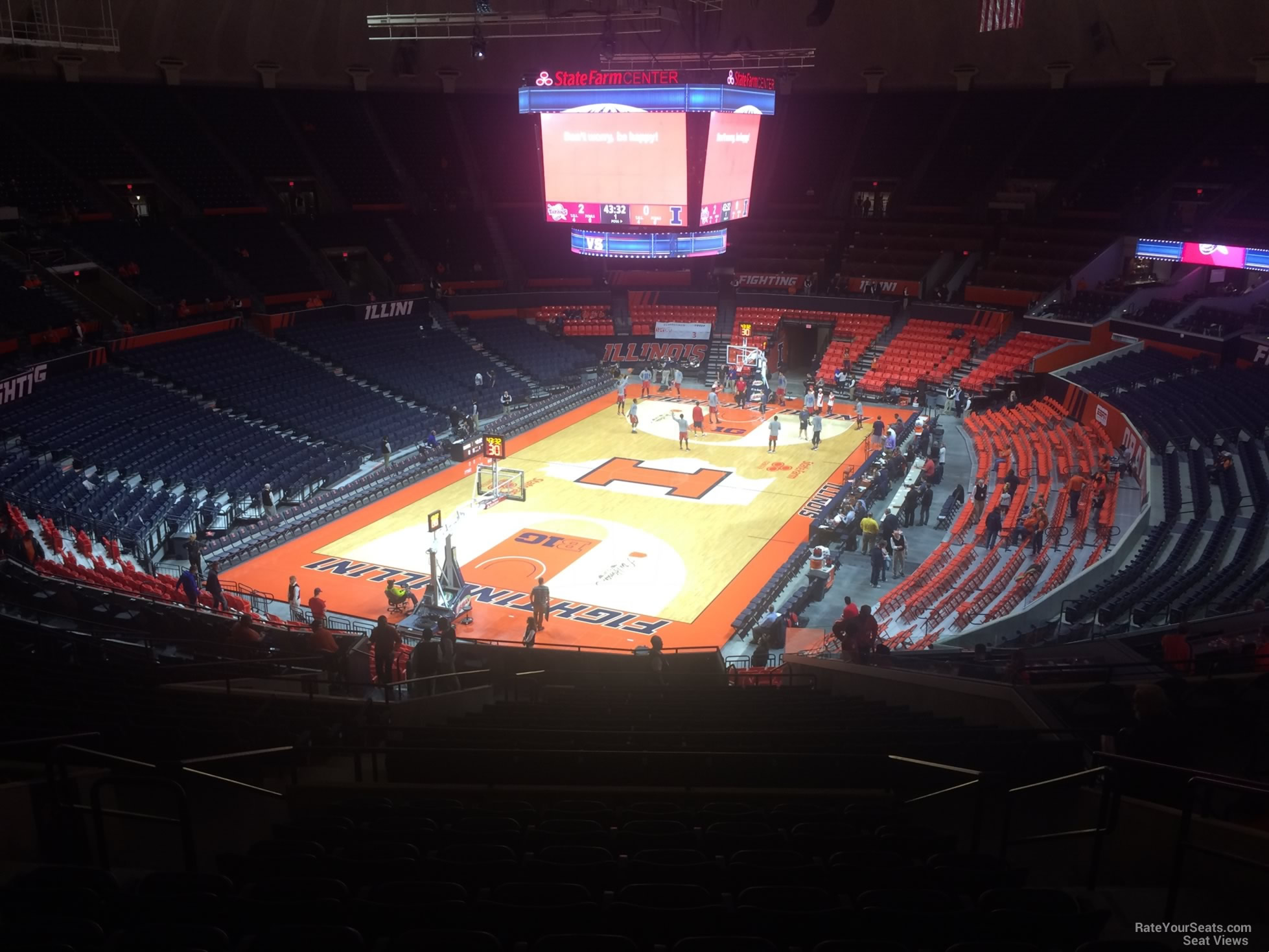section 234, row 10 seat view  - state farm center
