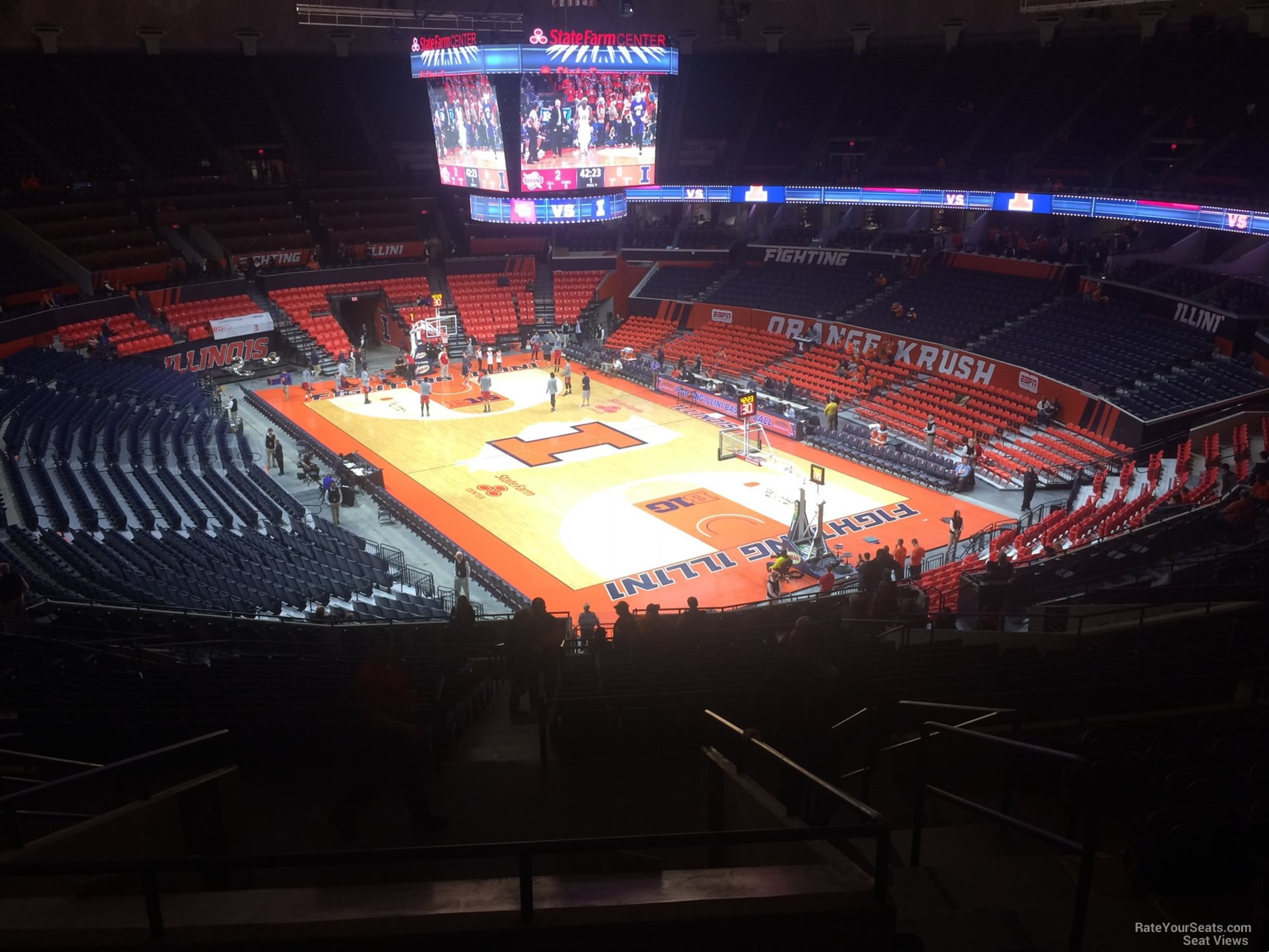 section 241, row 10 seat view  - state farm center