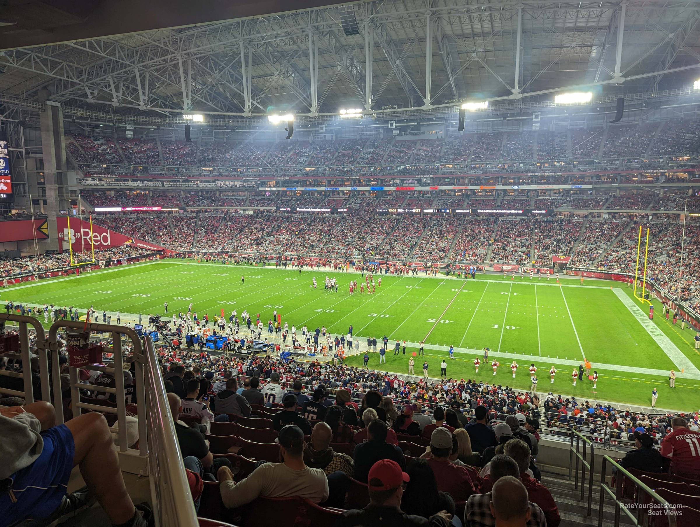 section 234, row 12 seat view  for football - state farm stadium