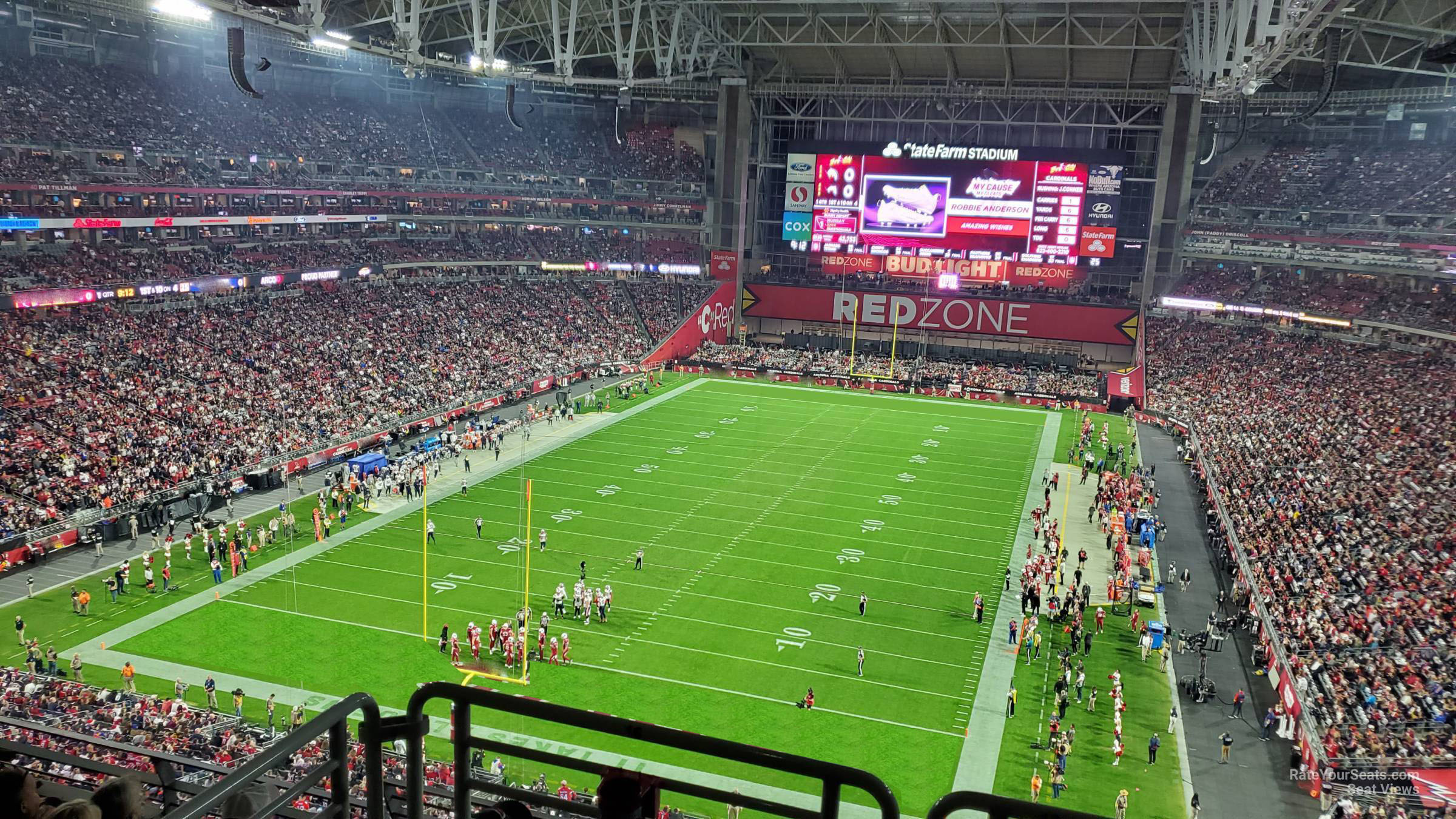 section 426, row e seat view  for football - state farm stadium