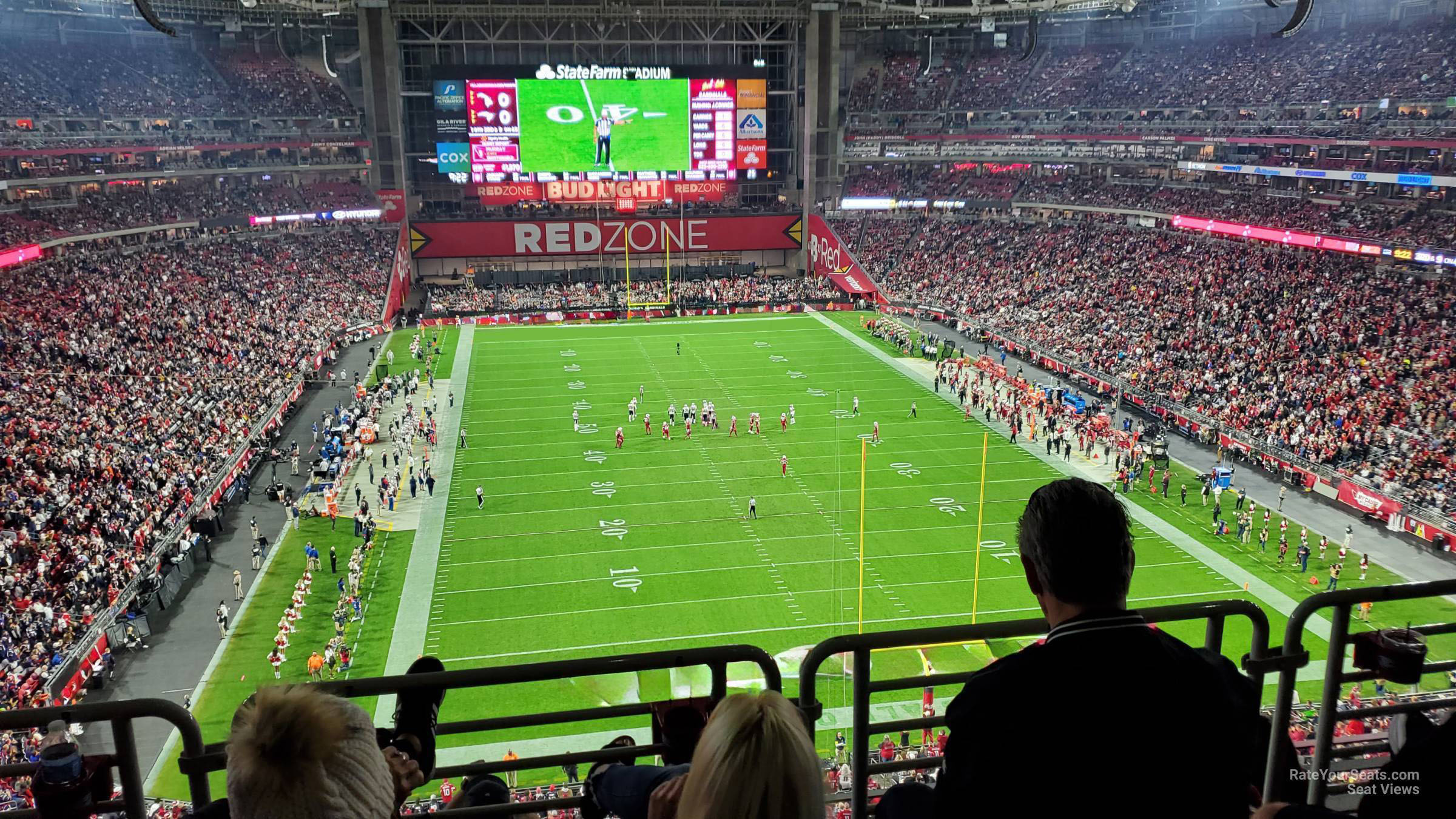 section 430, row e seat view  for football - state farm stadium