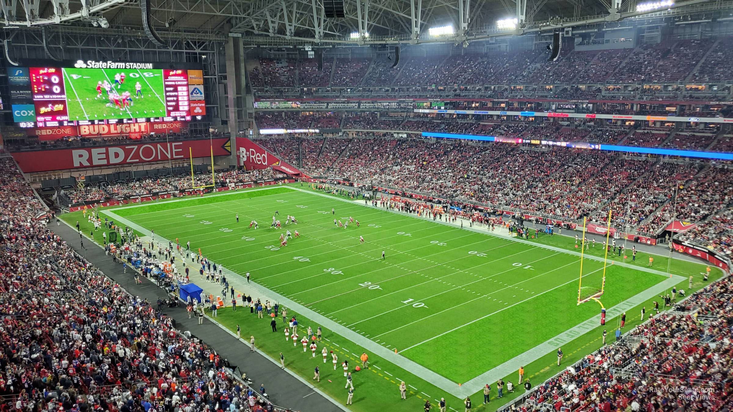 section 434, row 1 seat view  for football - state farm stadium