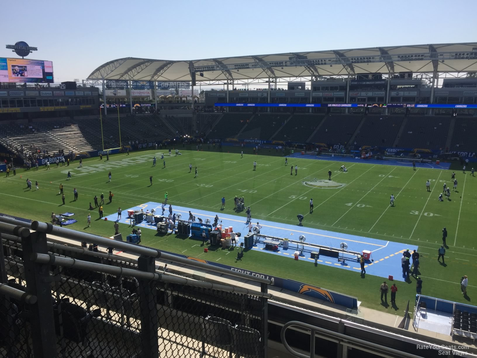 section 230, row hh seat view  for football - dignity health sports park