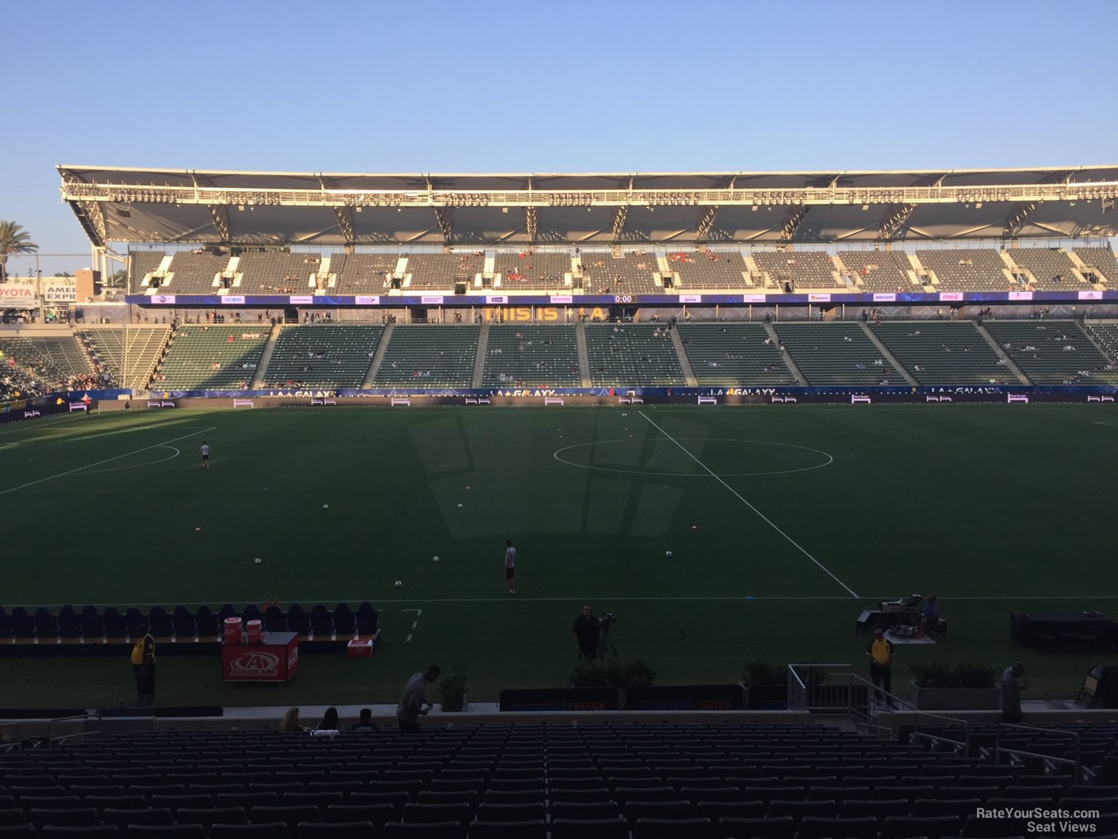 section 112, row v seat view  for soccer - dignity health sports park