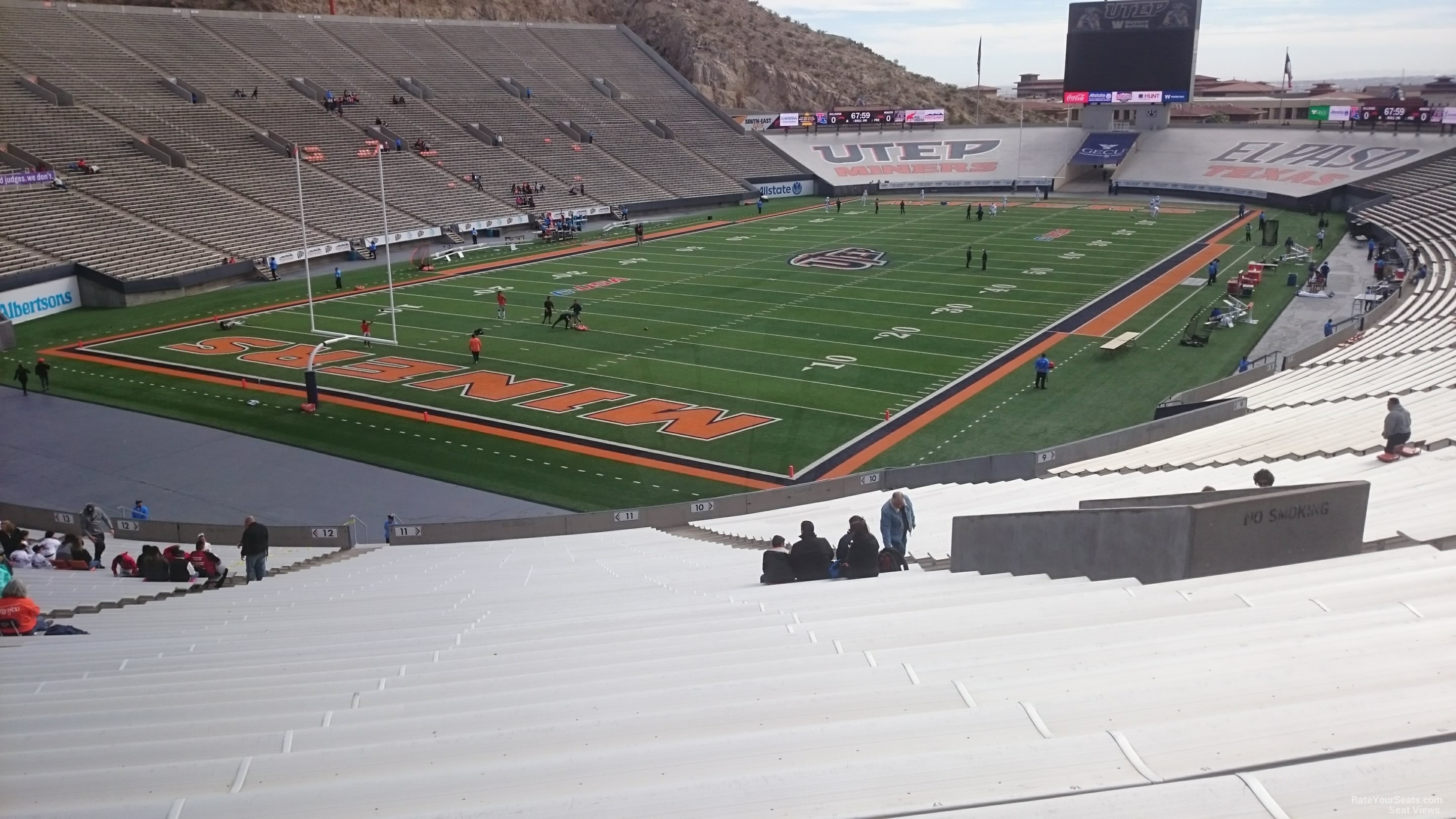 Sun Bowl Section 11 - UTEP Football - RateYourSeats.com