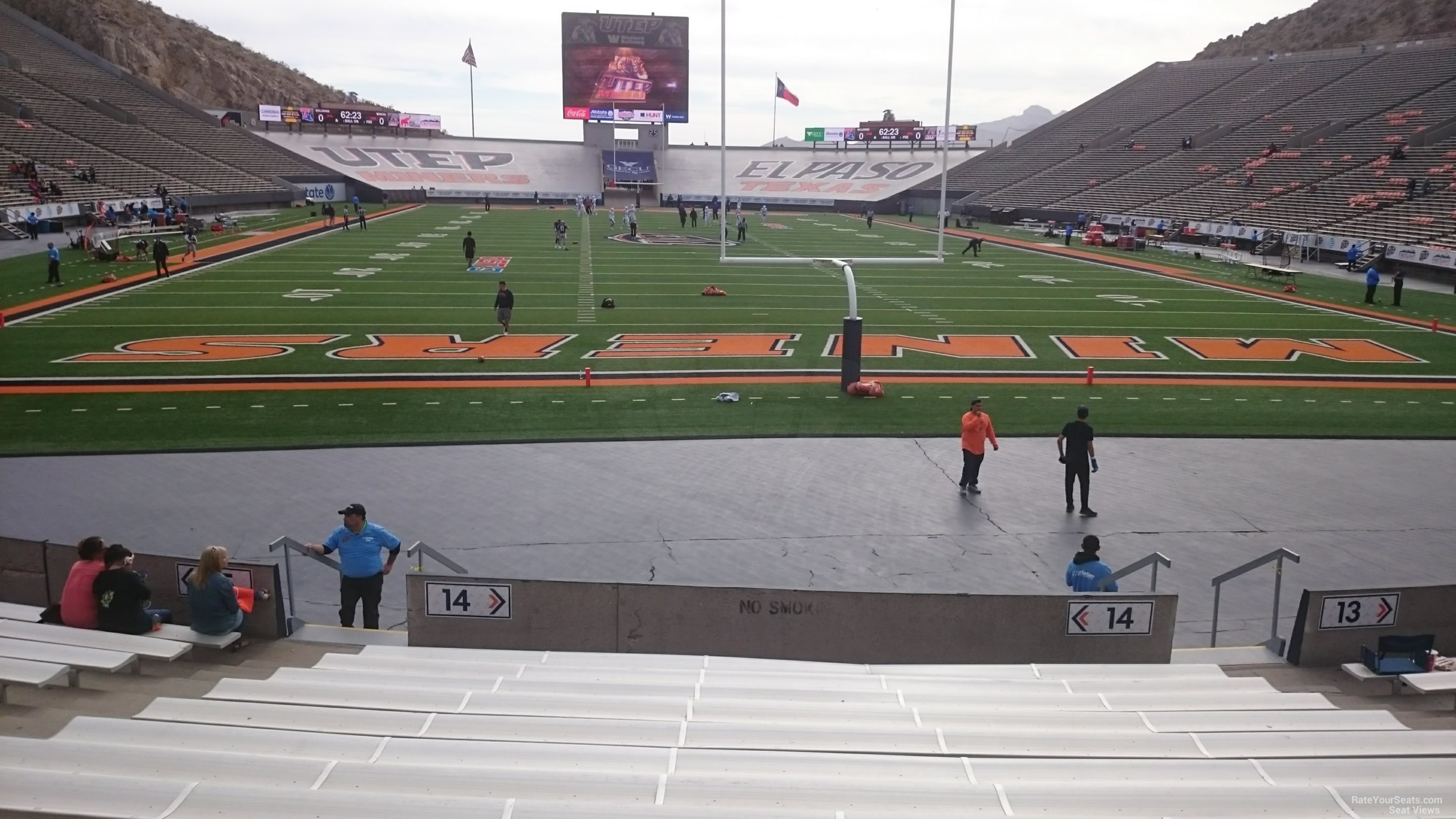 Section 14 at Sun Bowl