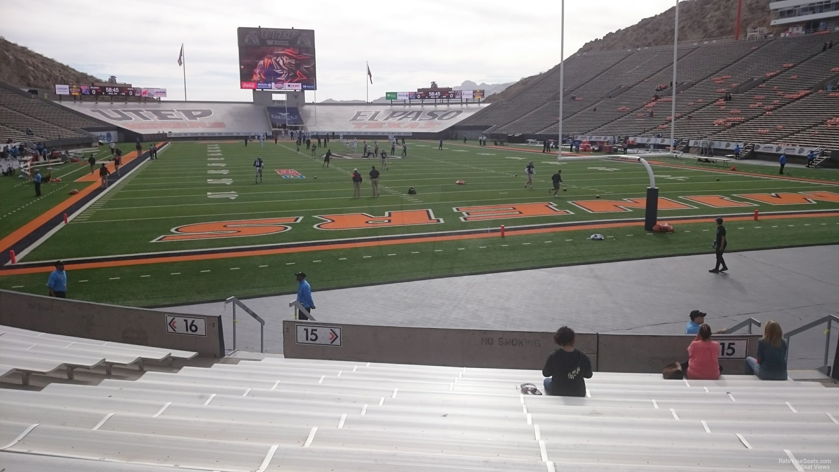 Section 15 at Sun Bowl