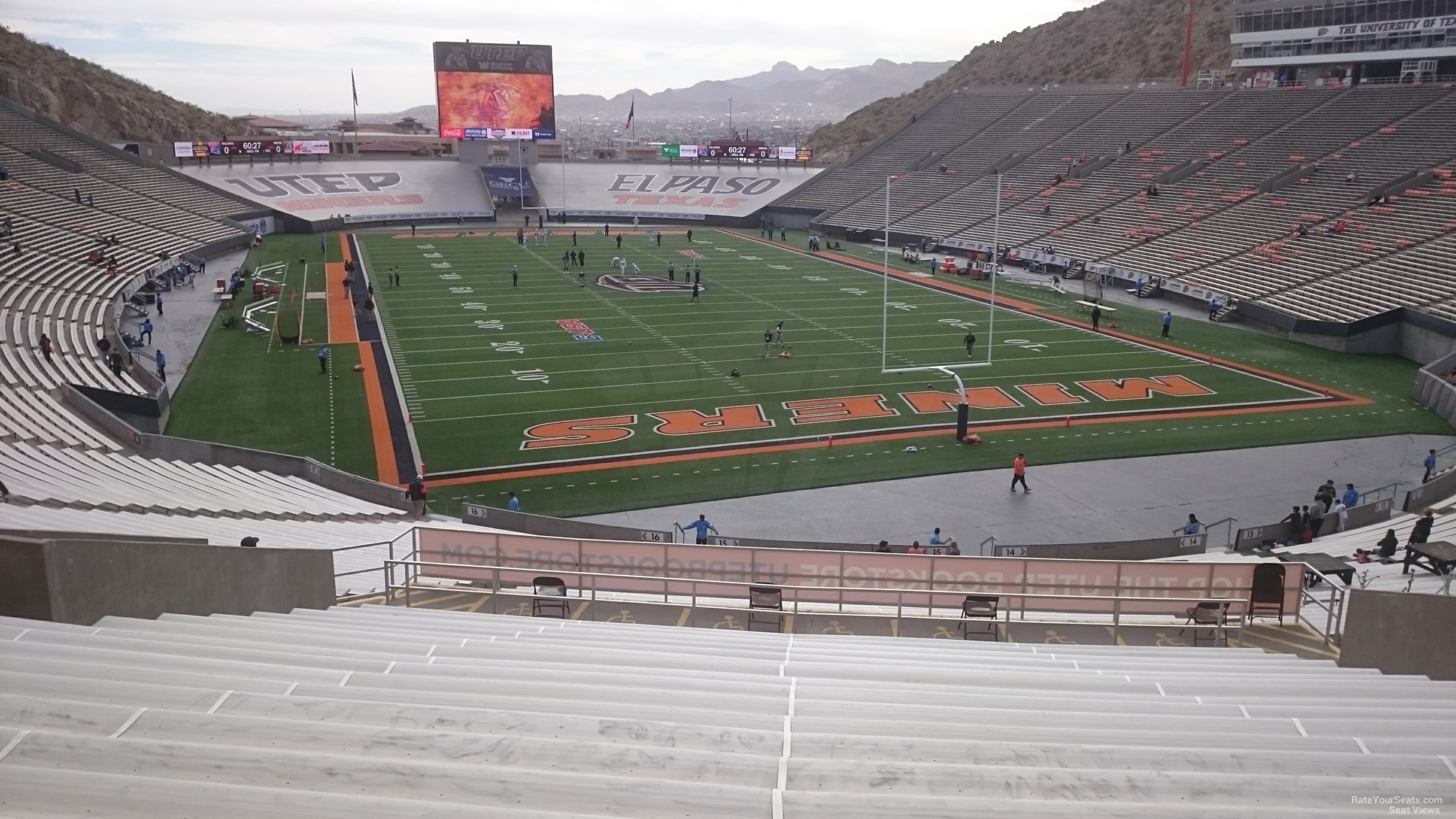 Sun Bowl Section 15 - UTEP Football - RateYourSeats.com